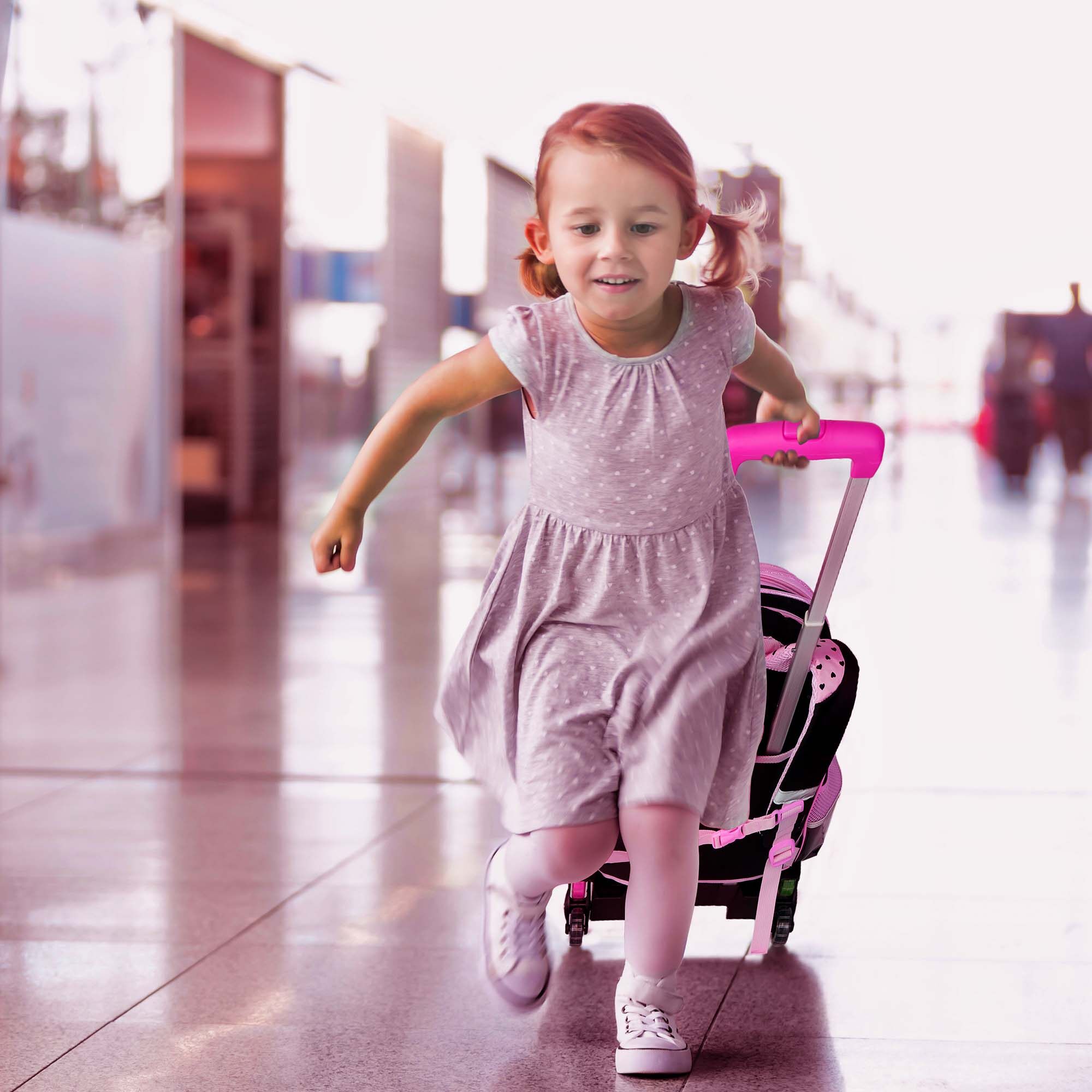 Vbiger Rolling Backpack 6-Wheel Kids Backpacks Black Waterproof School Bag with Lunch Bag & Pen Case - Image 7