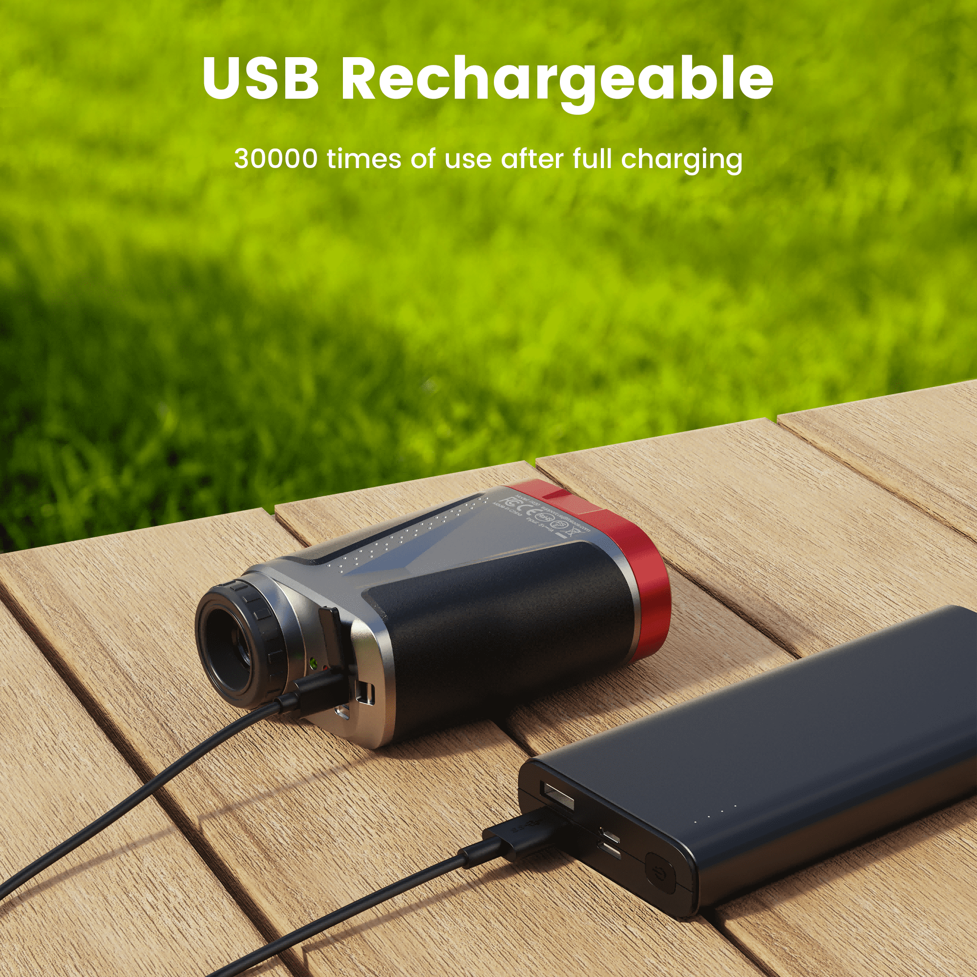 FOKOOS Golfing Laser Rangefinder 7X Magnification with Flag-Lock Vibration, 1200 Yards - Image 9