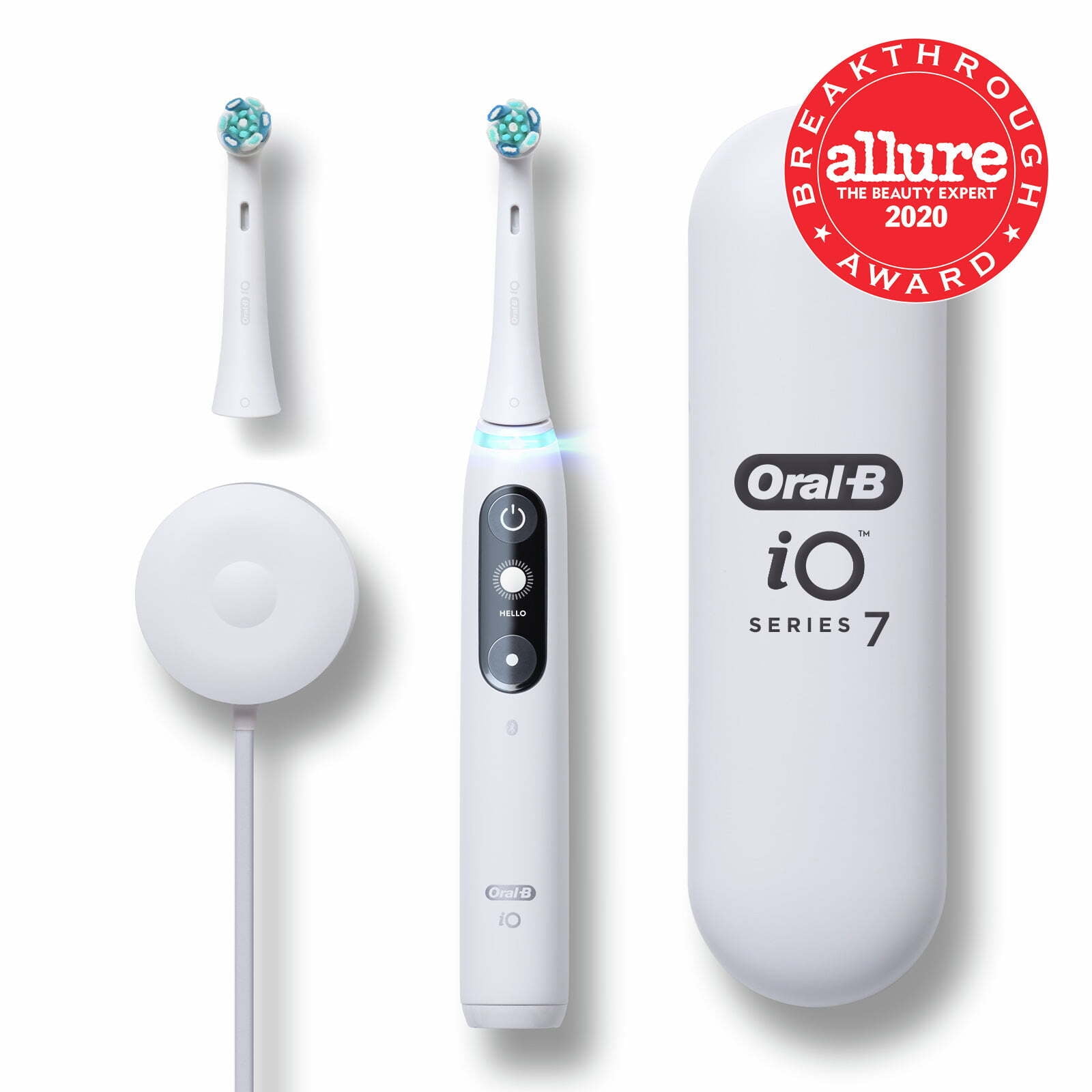 Oral-B iO Series 7 Electric Toothbrush, 2 Brush Heads, White Alabaster, for Adults and Children 3+ - Image 12