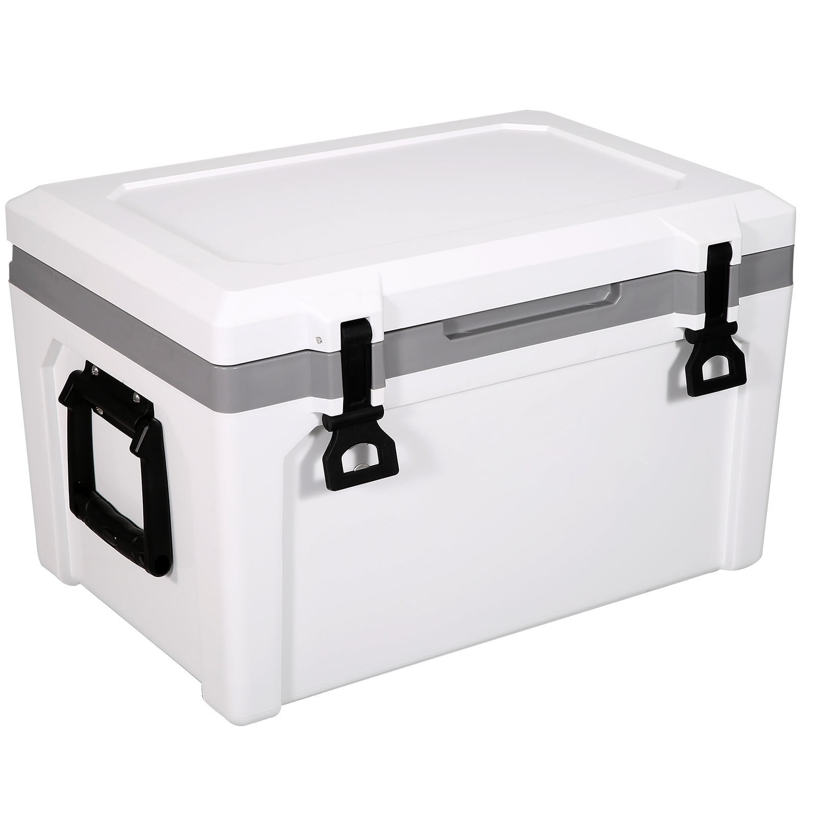 VEVOR Hard Cooler 52 Quart,Insulated Portable Cooler 50-Can Capacity Ice Chest,Ice Retention Cooler with Heavy Duty Handle - Image 7
