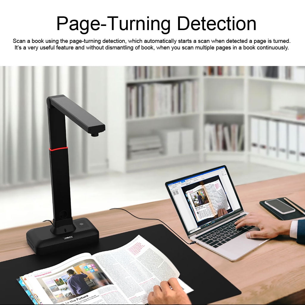 VIISAN S21 23MP A2/A3 Book Document Camera Scanner Large Format Overhead Multi-Language OCR - Image 3