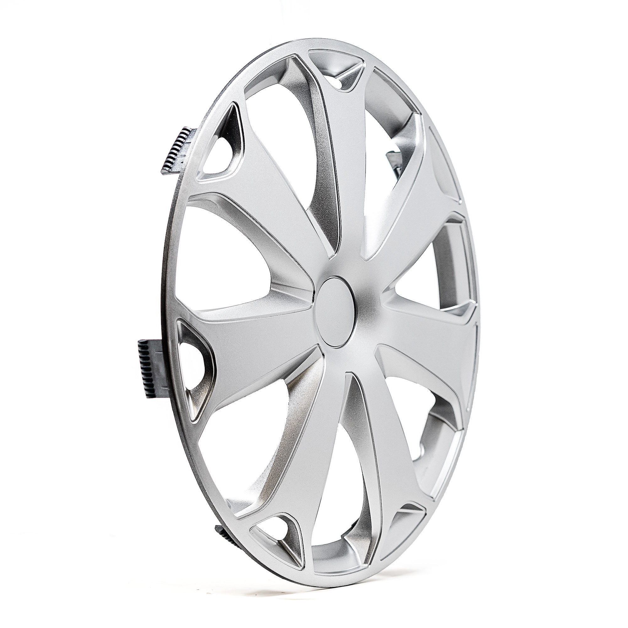 Alpena 16" Ivo Carbon, Silver, Set of 4, Model 58391, Fits Most Steel Wheels for Cars and SUV's - Image 9