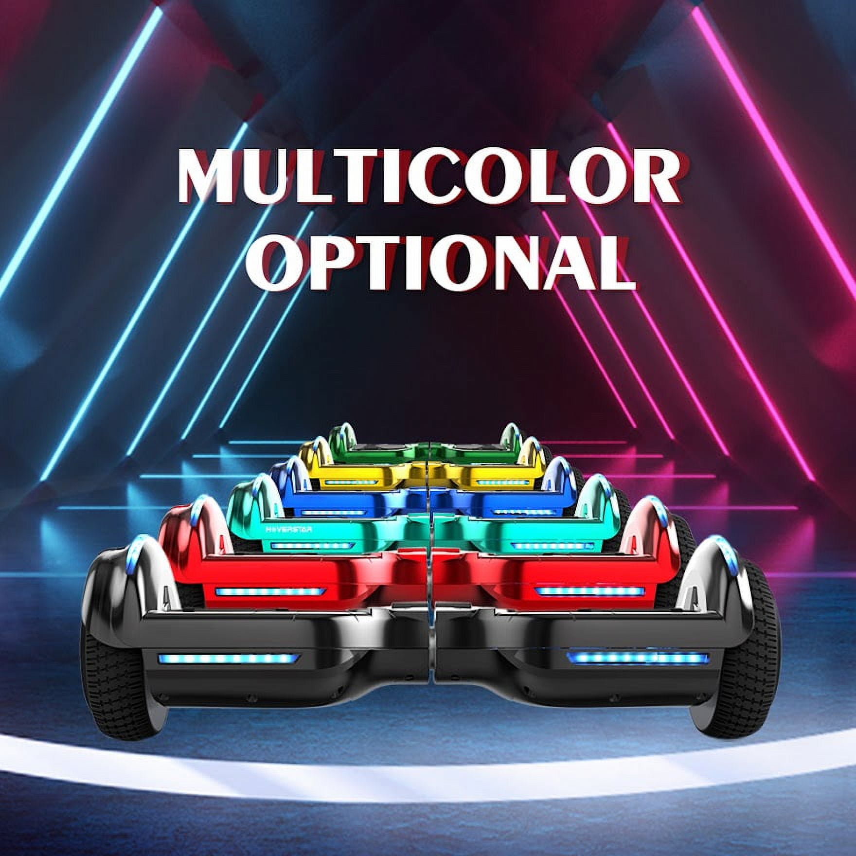 Newest Bluetooth Hoverboard, Chrome Color Hover Board Led Wheels Self Balancing Scooter with Built-in Speaker for Kids, Teenager - Image 5