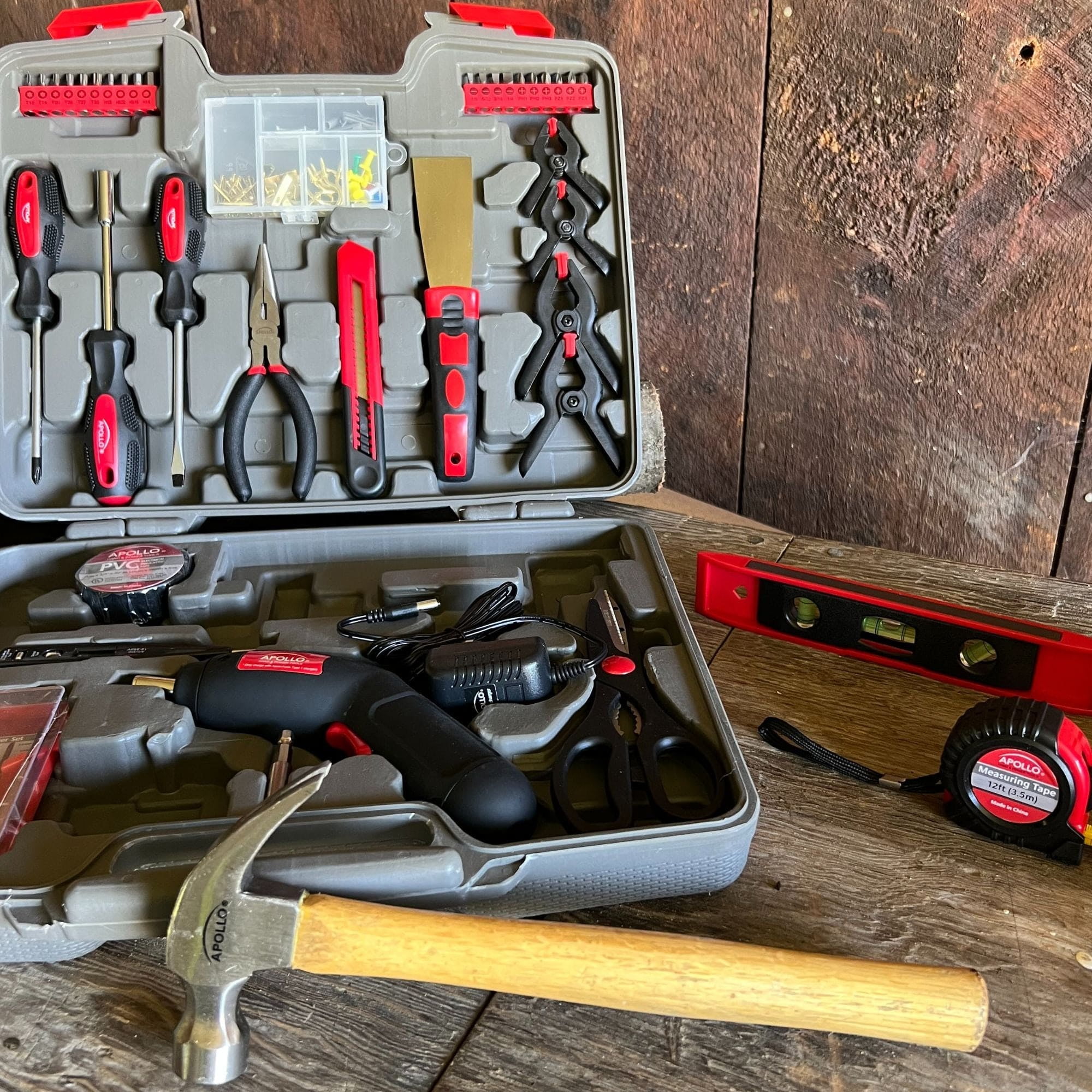 144 Piece Household Tool Kit with 4.8V Cordless Screwdriver - DT8422 - Image 15