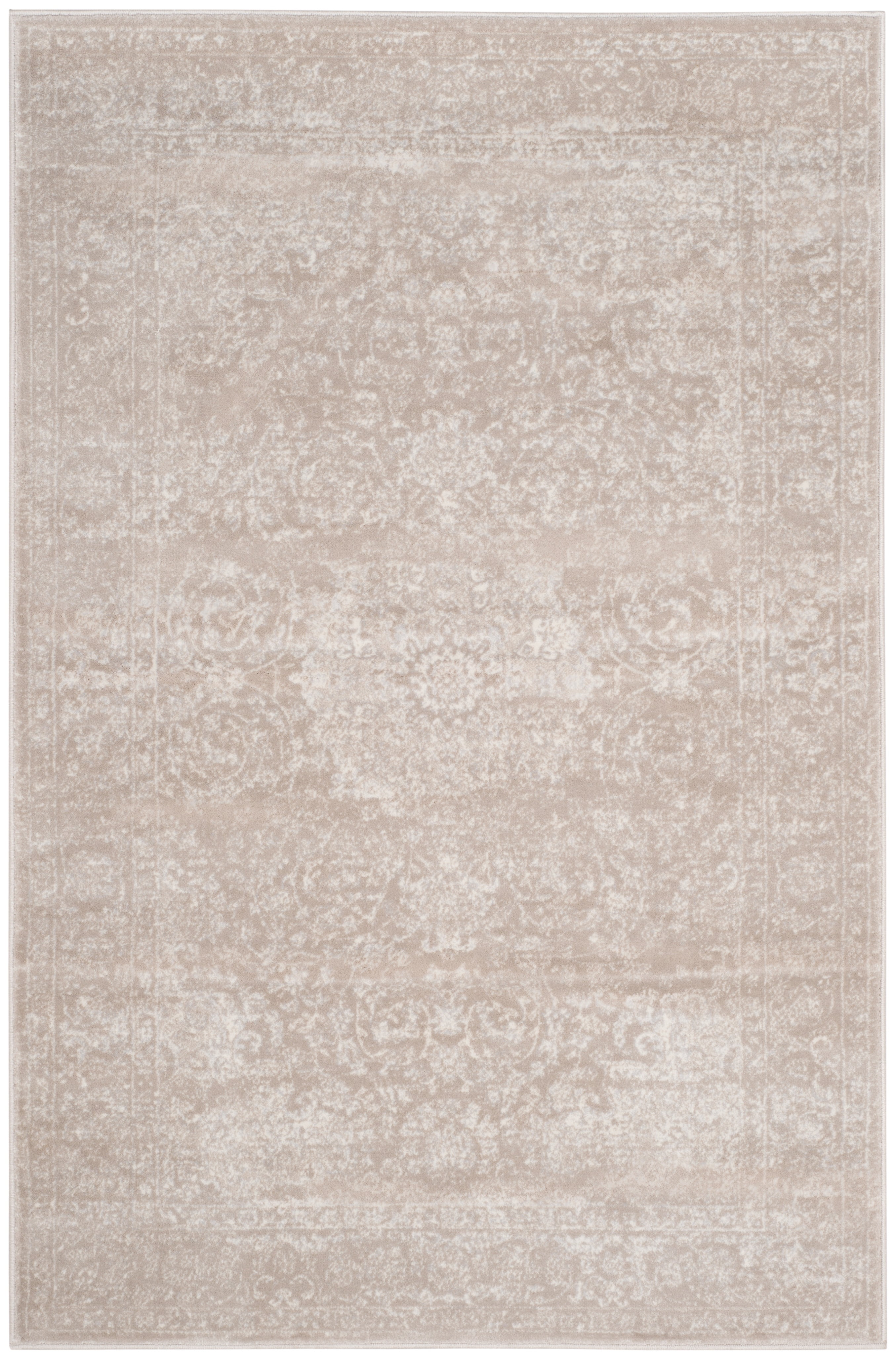 SAFAVIEH Carnegie Cennetig Oriental Area Rug, Light Beige/Cream, 4' x 6' - Image 4