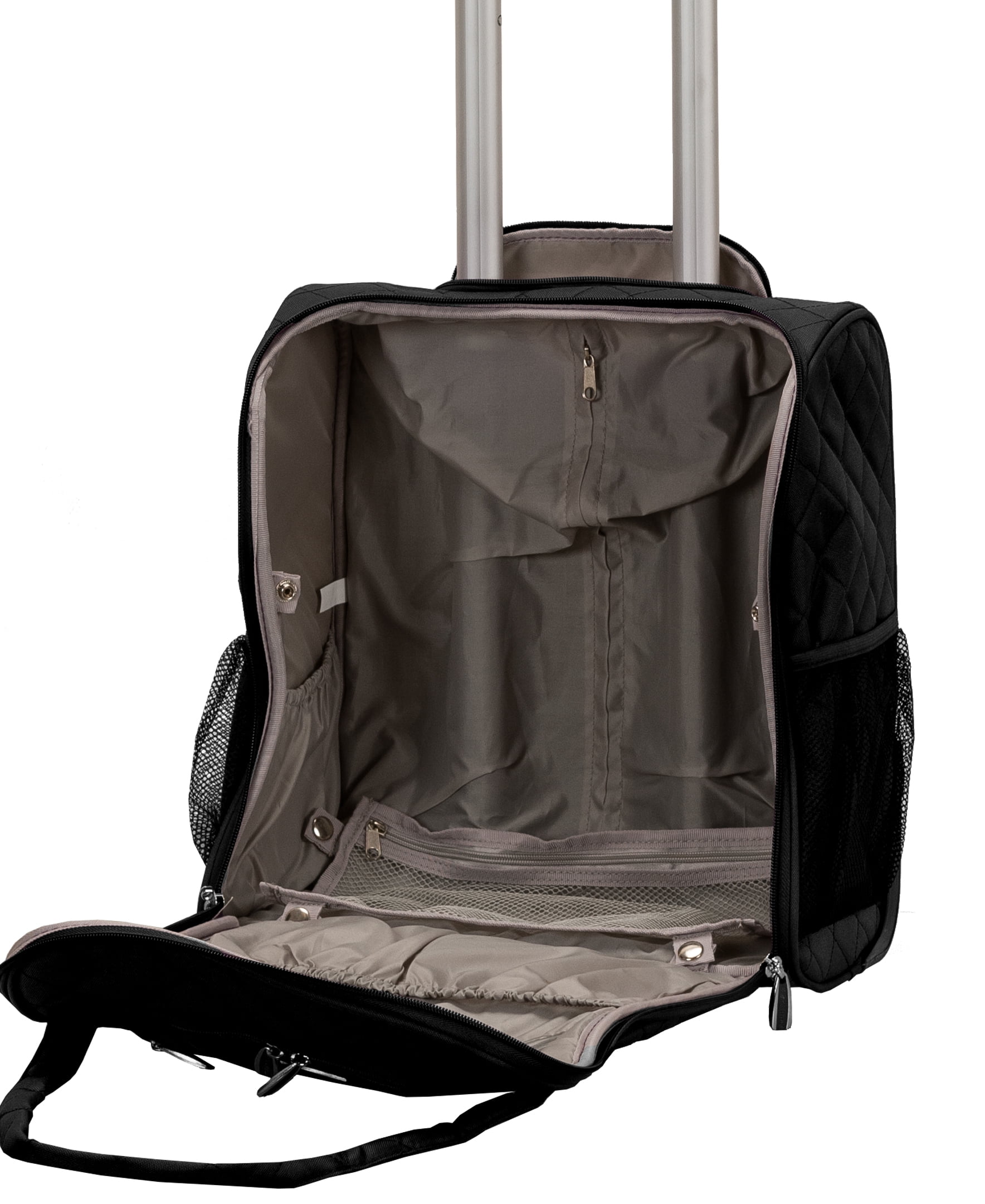 Rockland Luggage 15" Melrose Wheeled Underseat Softside Carry On BF31 - Image 4