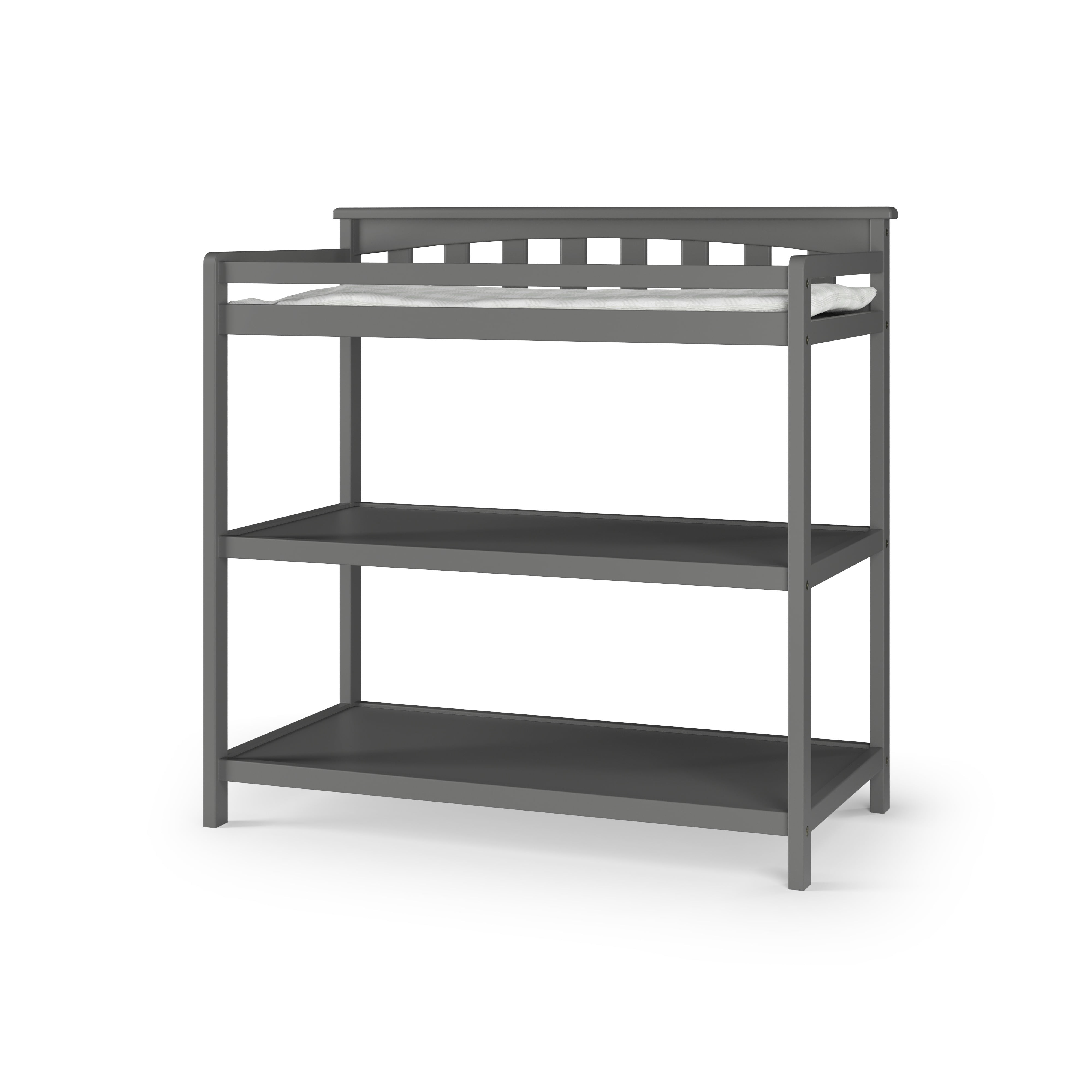 Child Craft Flat Top Changing Table, Cool Gray - Image 6