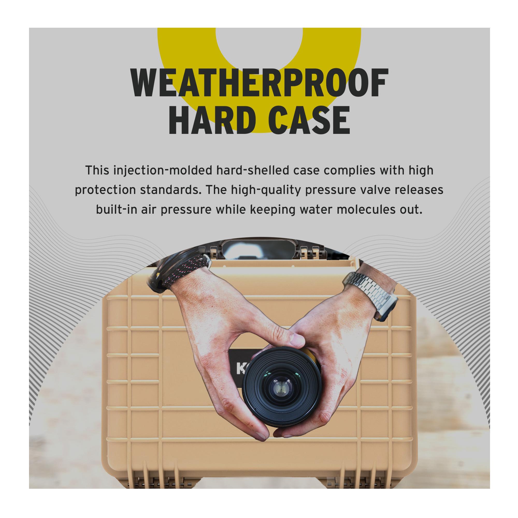 Koah Weatherproof Hard Case with Customizable Foam (18 x 14 x 7 Inch) - (2-Pack) - Image 3