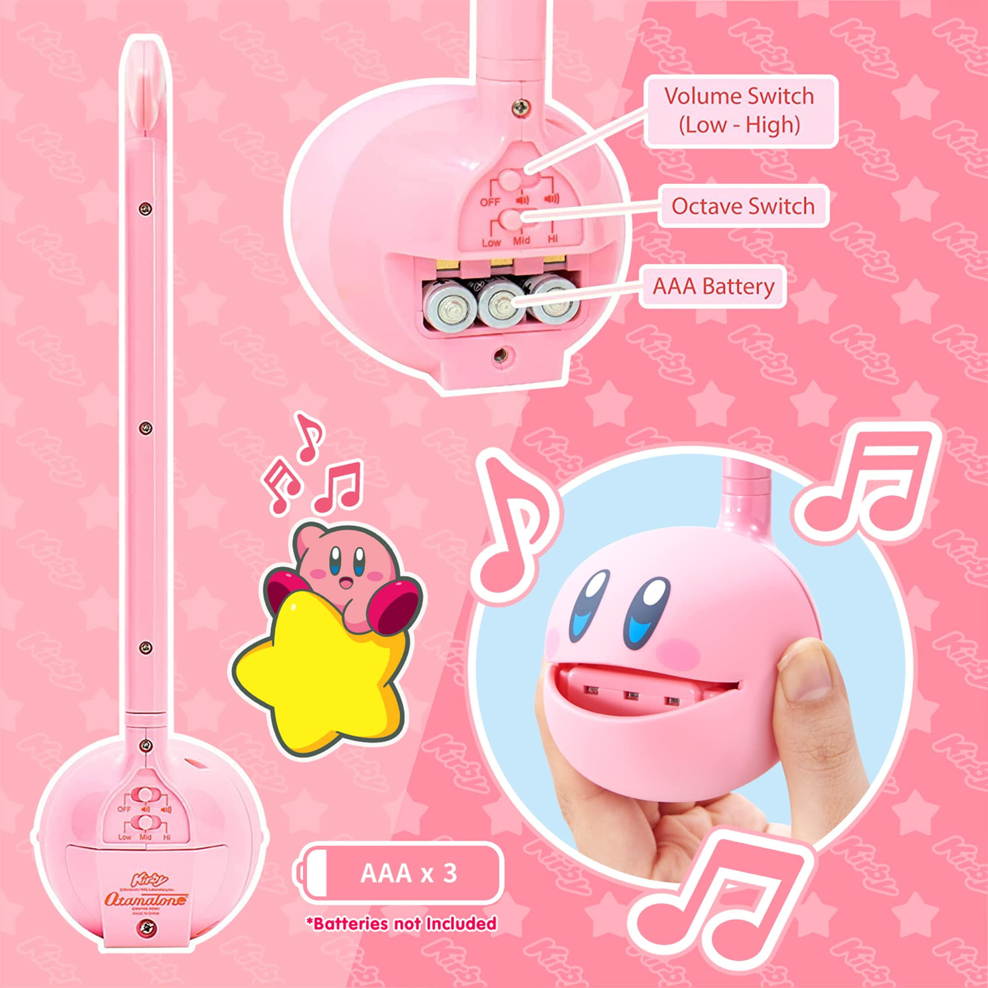 Otamatone Electronic Musical Instrument Toy for Children Unisex Adults - Kirby - Image 4