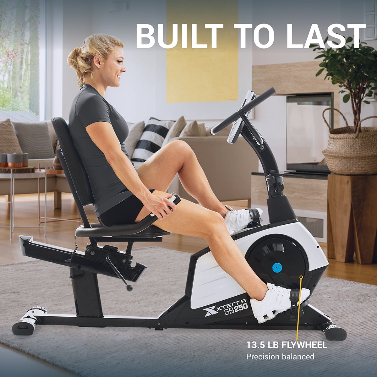 XTERRA Fitness SB250 Recumbent Bike with Advanced Console Features - Image 5