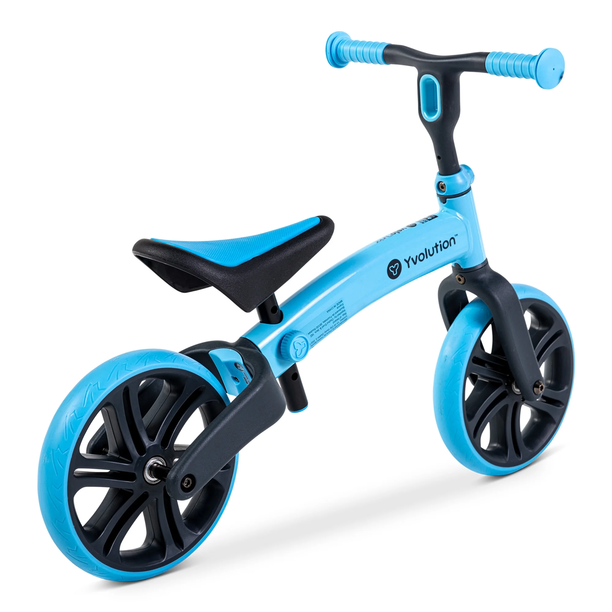 Yvolution Toddler Balance Bike 9'' Wheel (Blue) Boys and Girls, 18 Months to 3 Years Old - Image 7