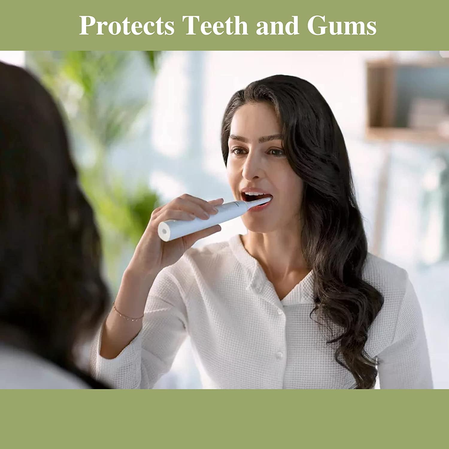 PHILIPS Sonicare Electric Toothbrush DiamondClean, Phillips Sonicare Rechargeable Toothbrush with Pressure Sensor, Sonic Electronic Toothbrush, Travel Case, White 1.0 Count - Image 5