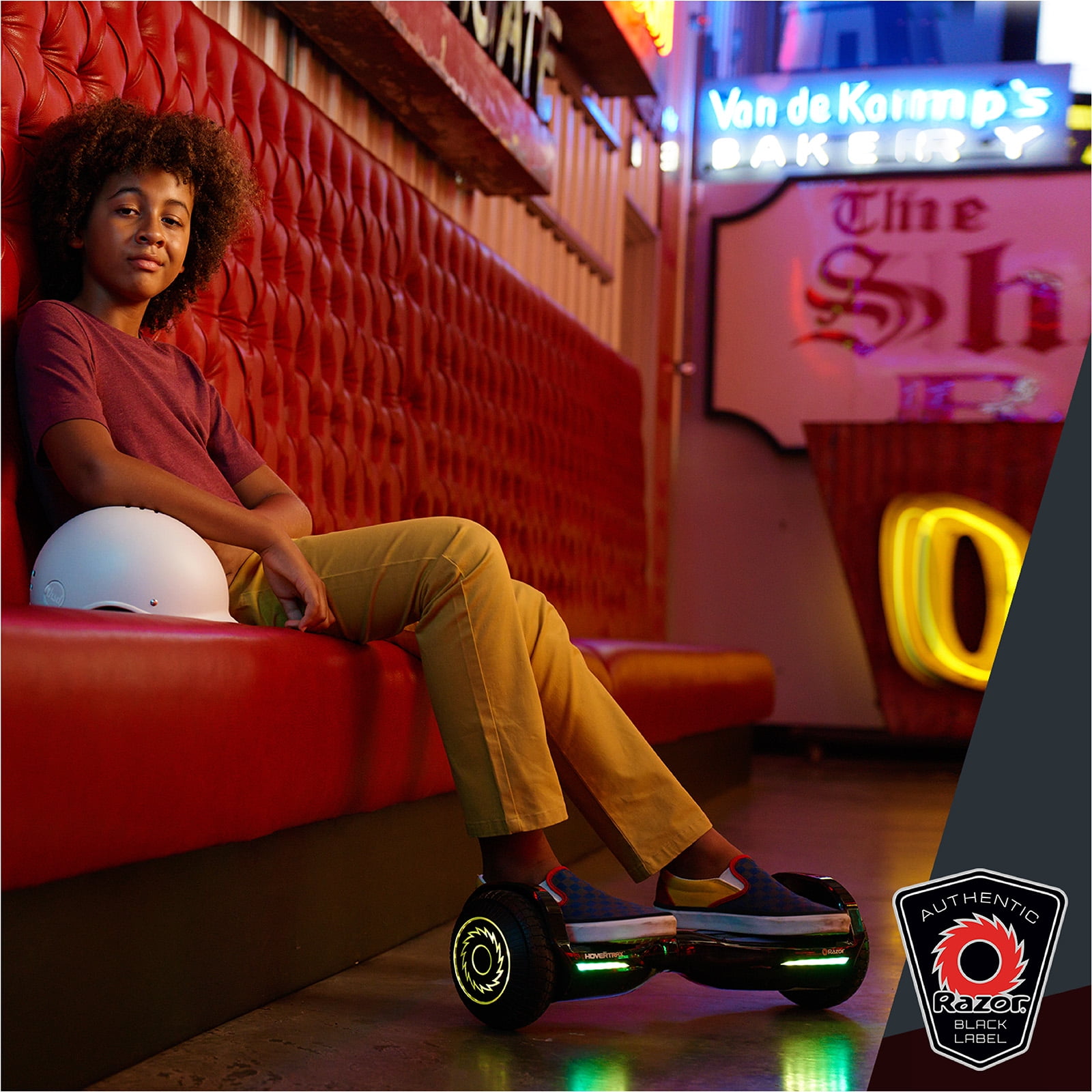 Razor Black Label Hovertrax - Purple, UL2272 Hoverboard for Child Ages 8+, Customizable Color Decals - Image 7