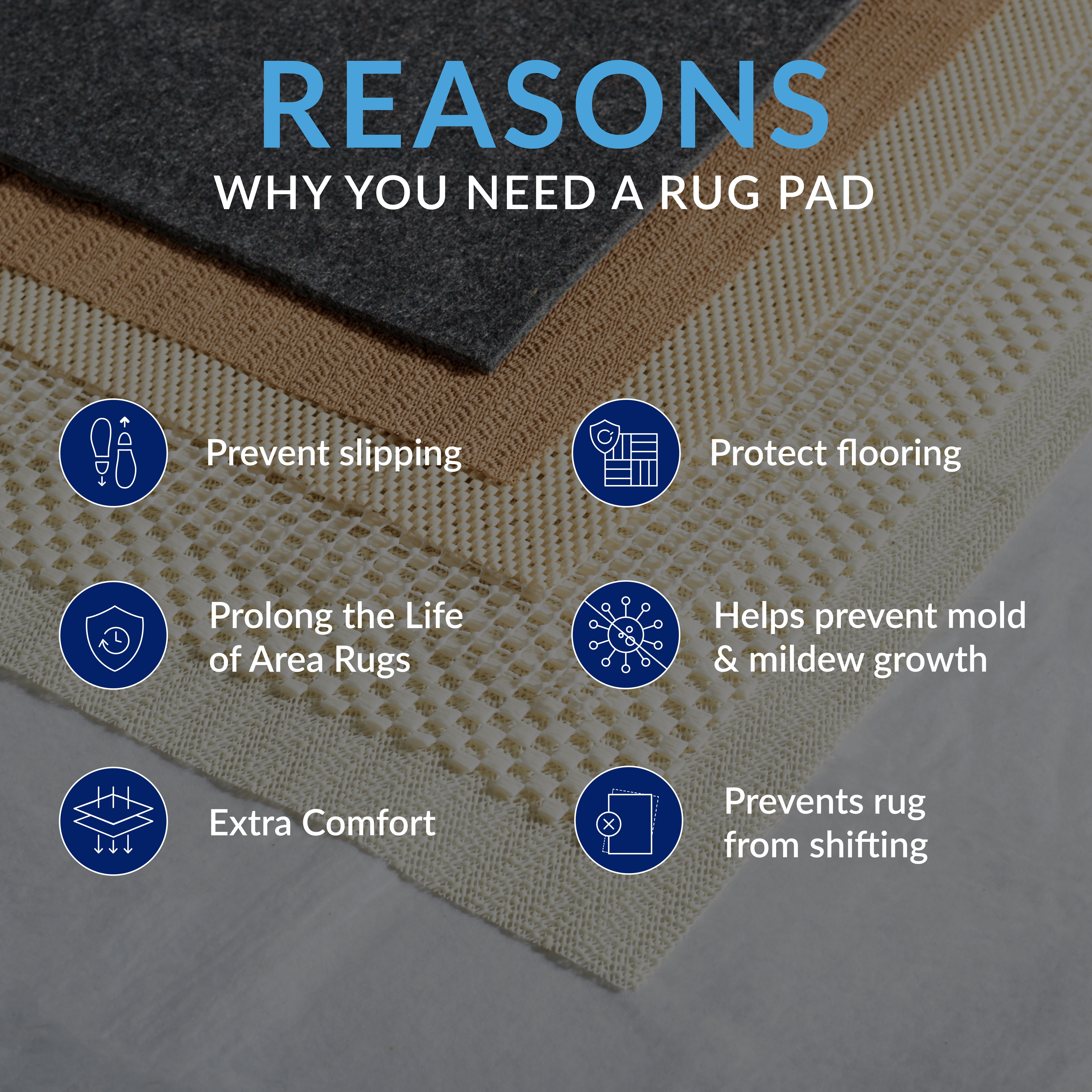 SAFAVIEH Carousel Kids Planets and Stars Area Rug, Dark Blue/Light Blue, 5'3" x 7'6" - Image 6