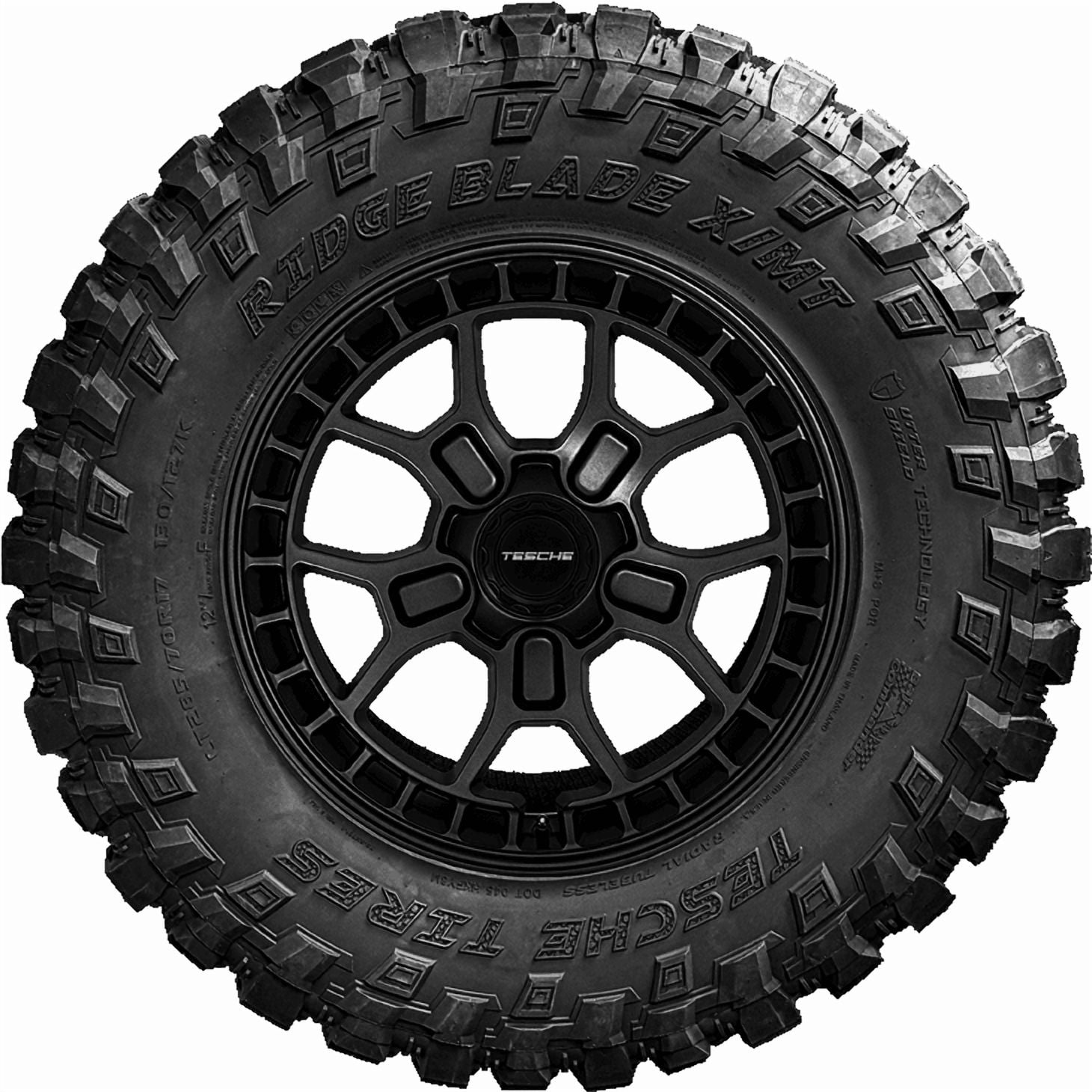 Tesche Ridge Blade X/MT LT285/75R16 F/12PLY Light Truck & SUV Tire - Image 3