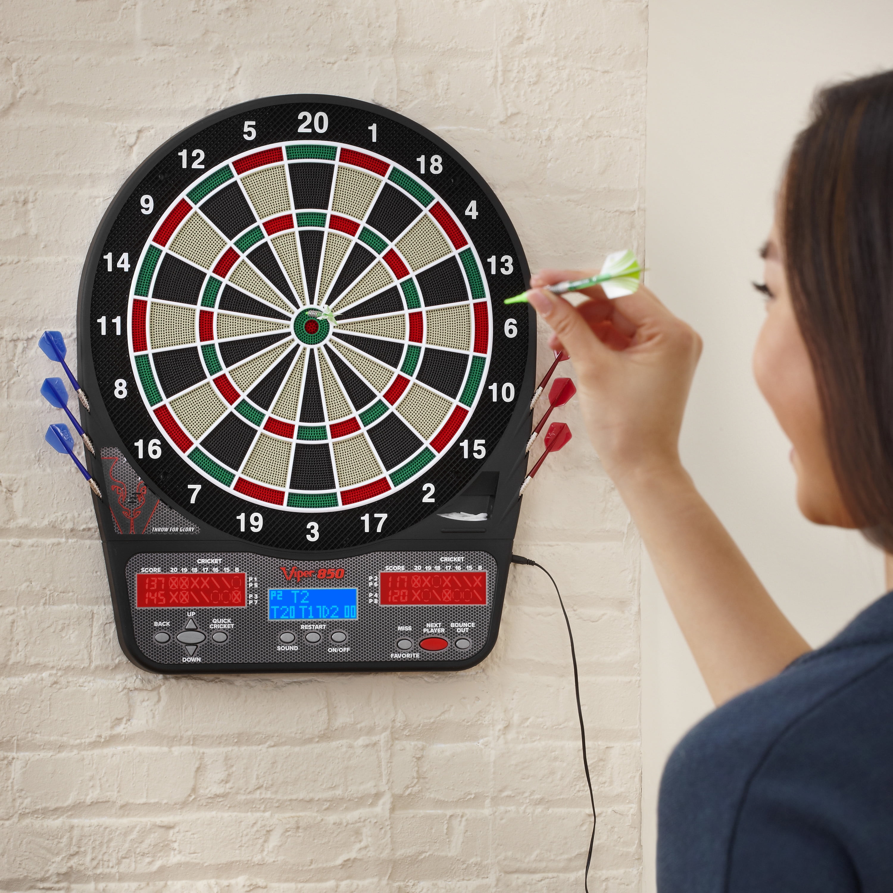 Viper 850 Electronic Dartboard, 15.5" Target Area - Image 16