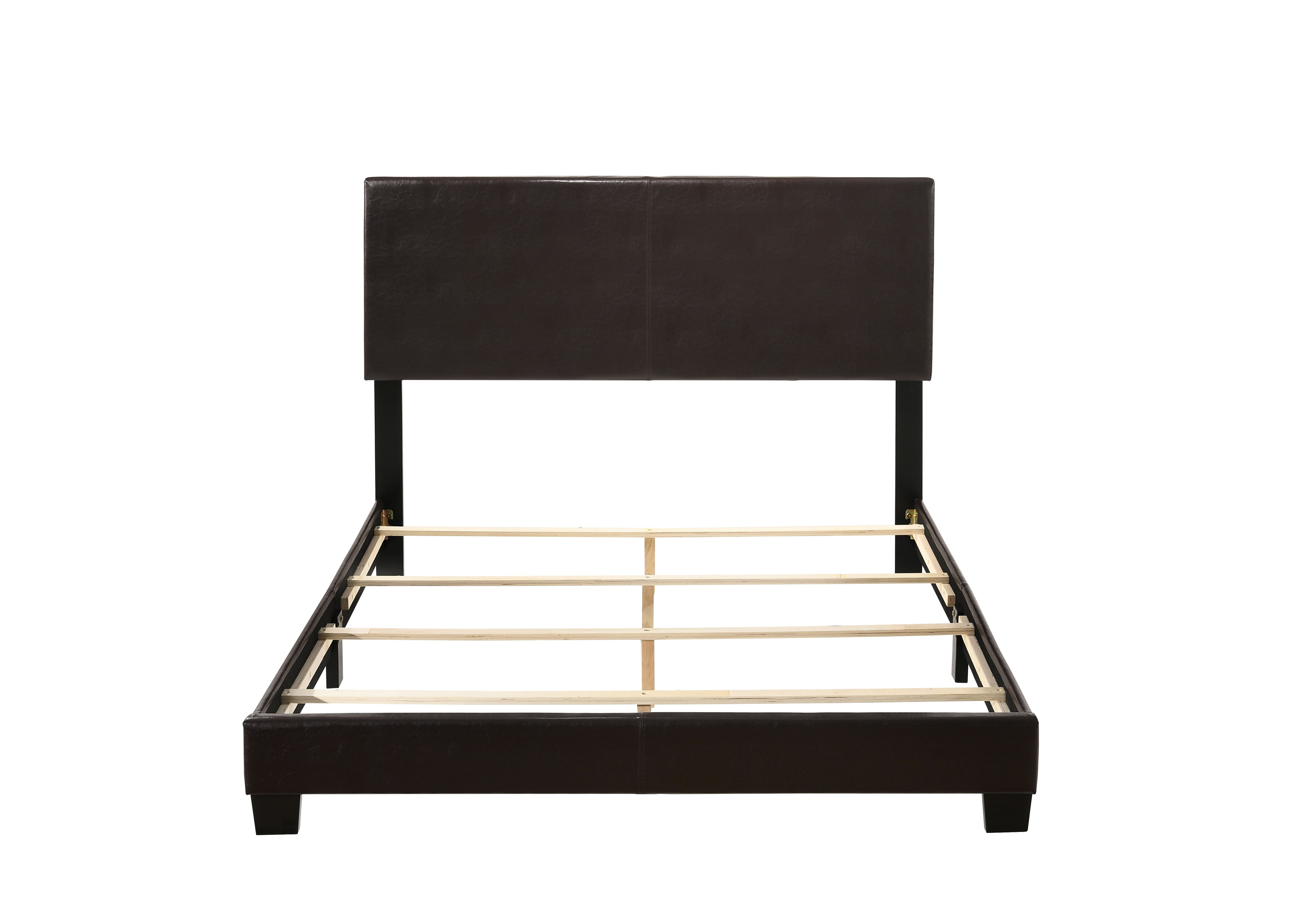 ACME Lien Panel Faux Leather Queen Bed, Espresso - Image 6