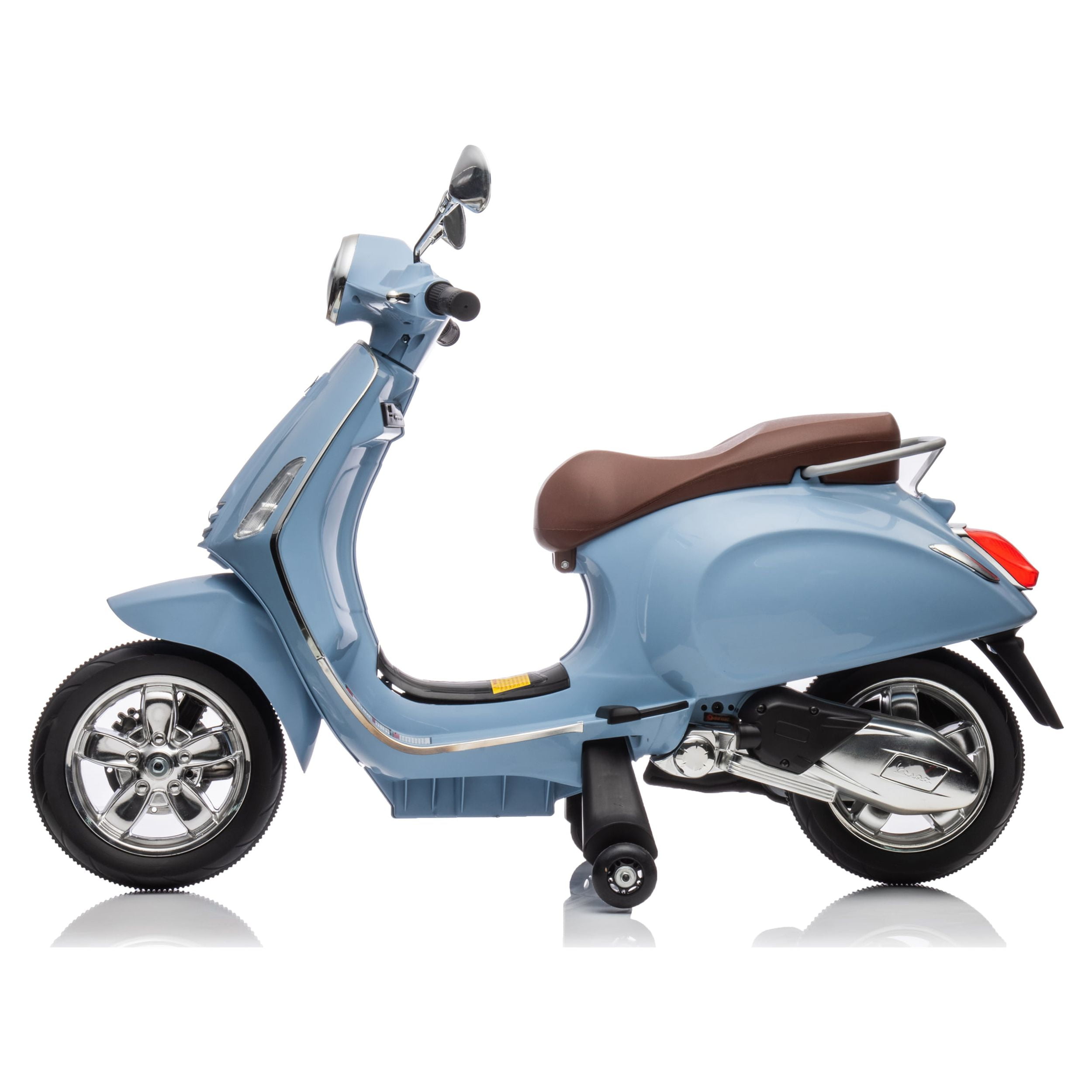 Blazin' Wheels 12V Vespa GTS Super Sport Battery Operated Rideon Scooter - Unisex Toy - Image 5