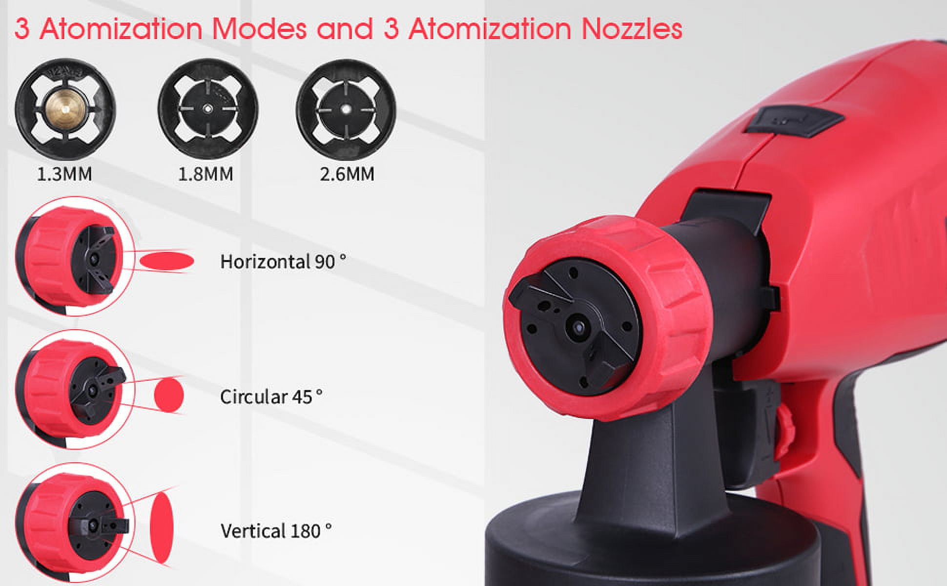 VANNECT Paint Sprayer 700W 1000ML High Power Spray Gun - Image 4