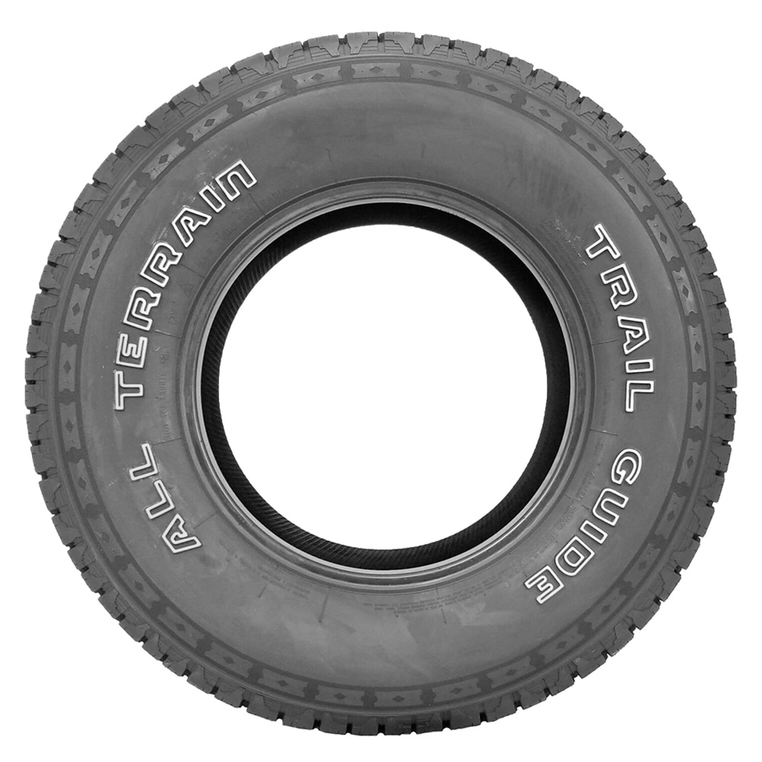 Trail Guide All Terrain 235/75R15 109S XL AT A/T Tire Fits: 1995-99 Chevrolet Tahoe LT, 1999 Chevrolet Silverado 1500 Base - Image 3