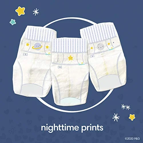 Pampers Swaddlers Overnight Diapers Size 5, 88 Count (Select for More Options) - Image 3