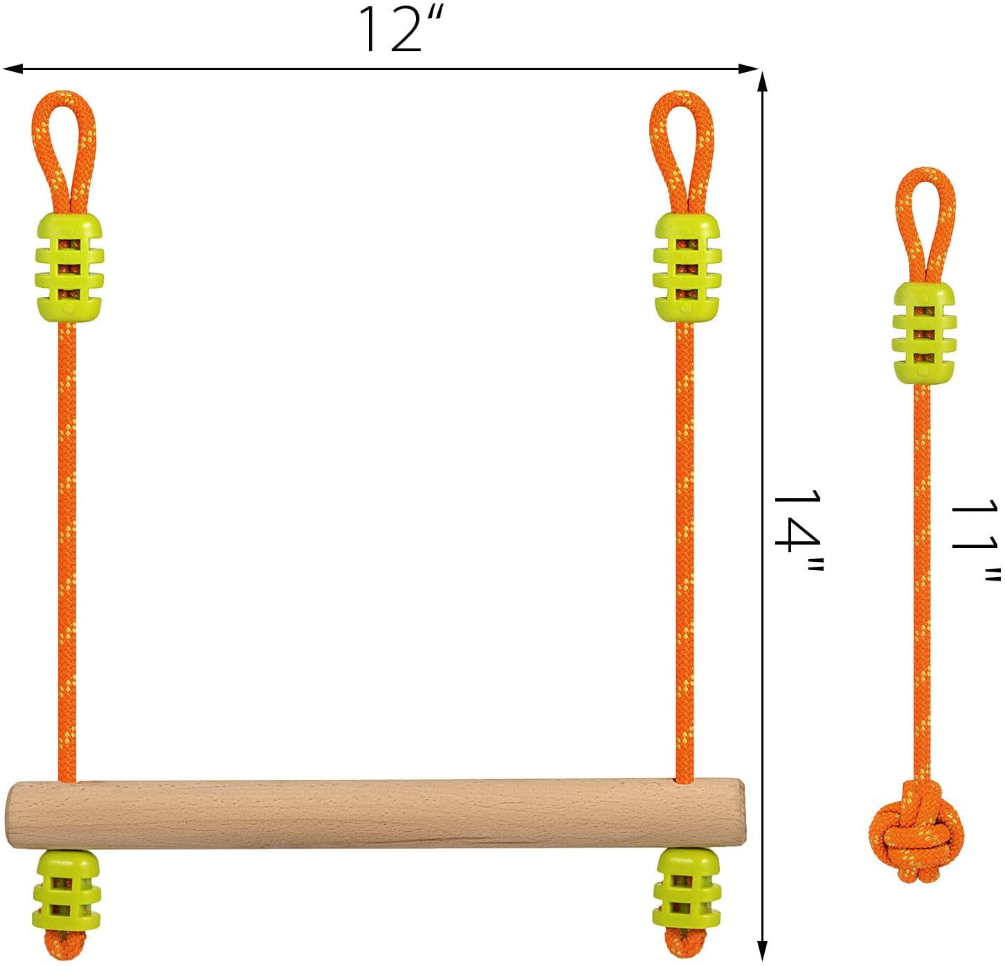 VEVOR 56ft Double Line Ninja Warrior Obstacle Course For kids Gym Set 7 Accessories - Image 3