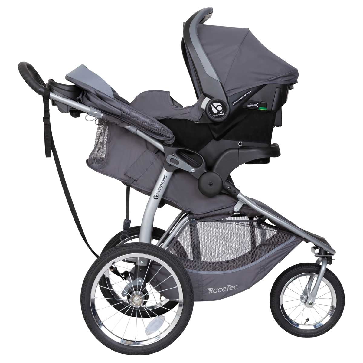 Baby Trend Expedition Race Tec Jogger - Ultra Grey - Grey - Image 4