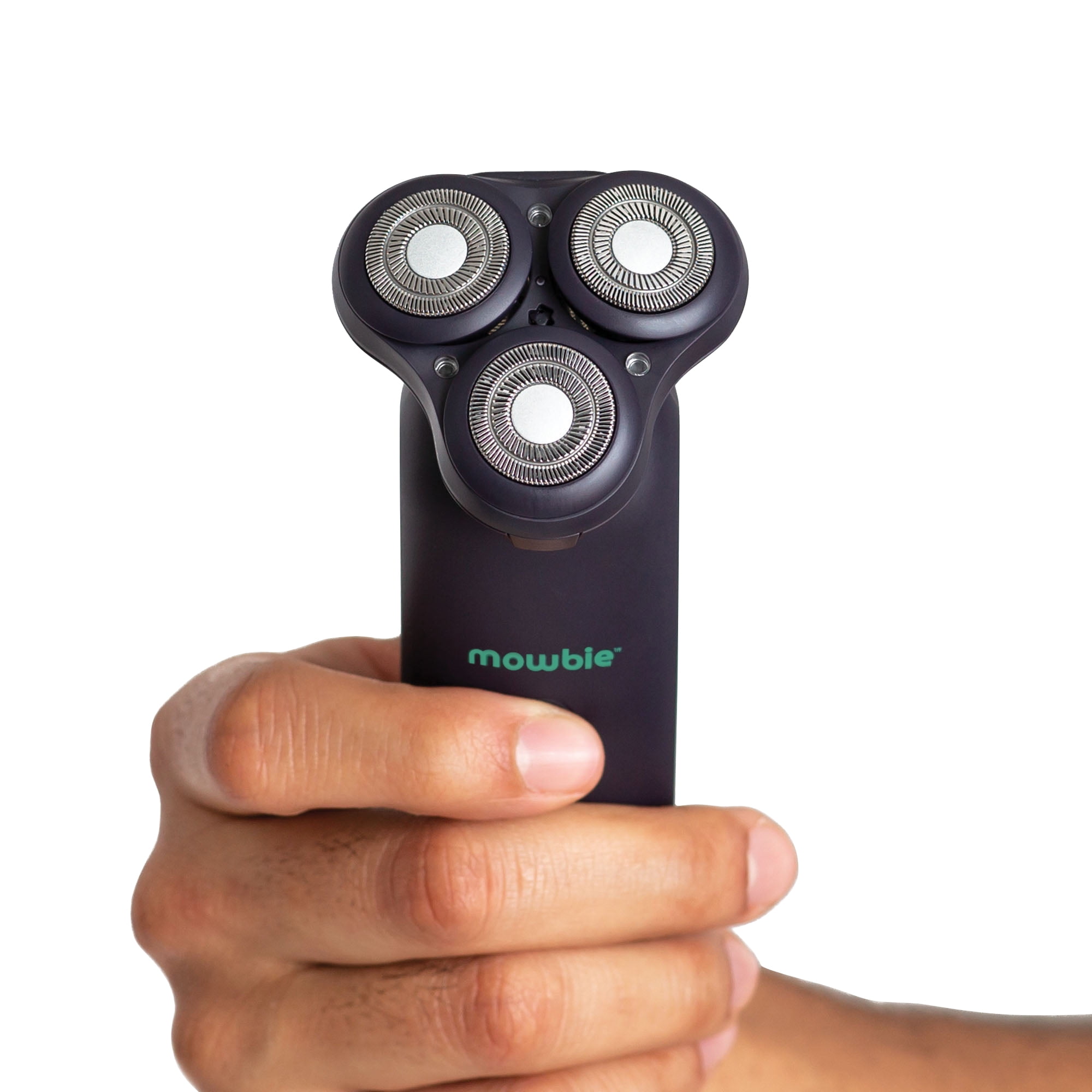 mowbie Light Stimulation Rotary Shaver, Male Electric Shaver, Waterproof, Green LED - Image 11