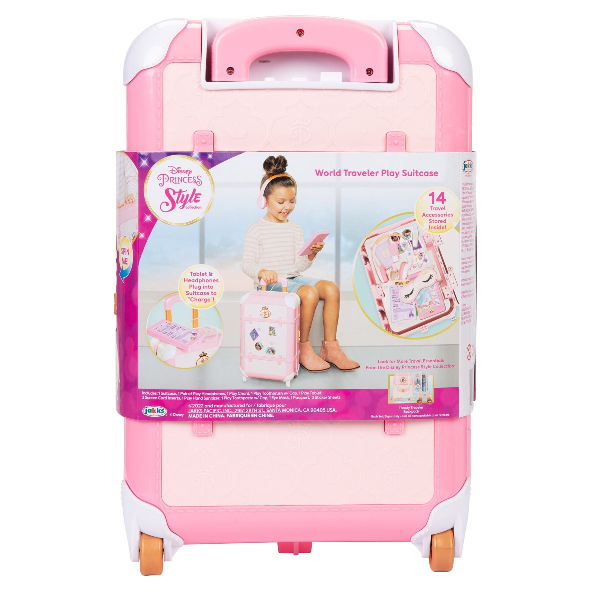 Disney Princess Style Collection World Traveler Child Suitcase Playset - Image 8