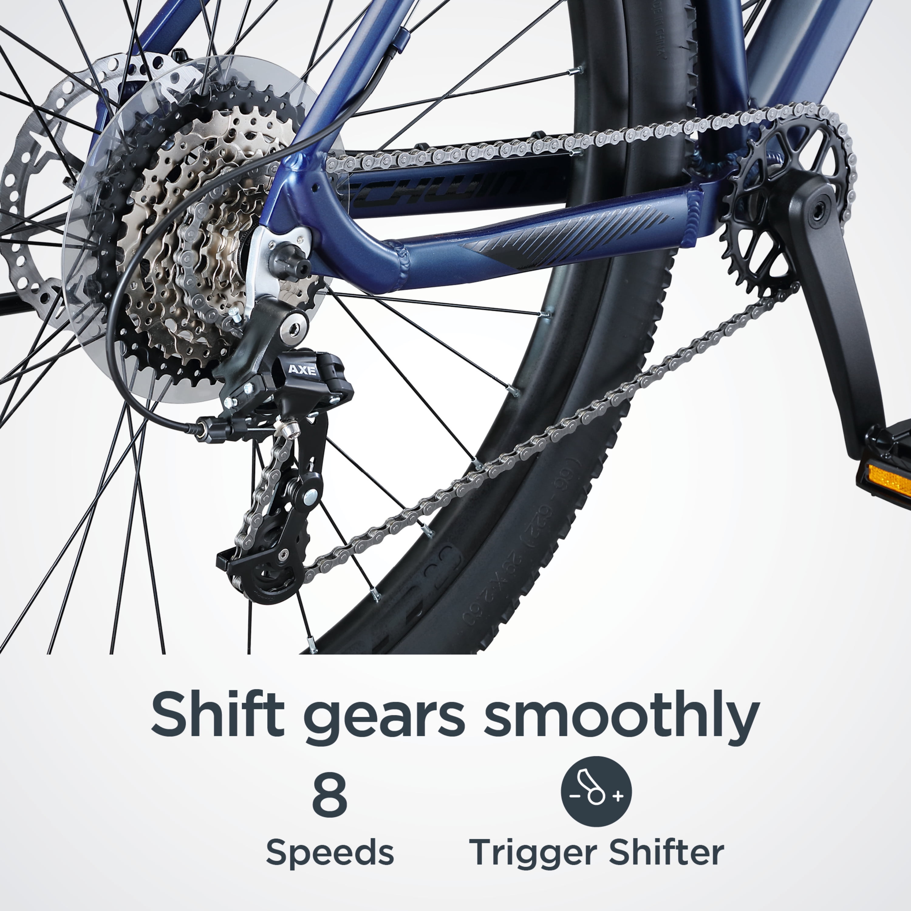 Schwinn Axum DP Mens Mountain Bike, 29" wheels, 19" Frame, Adults 14+ Years, Blue - Image 7