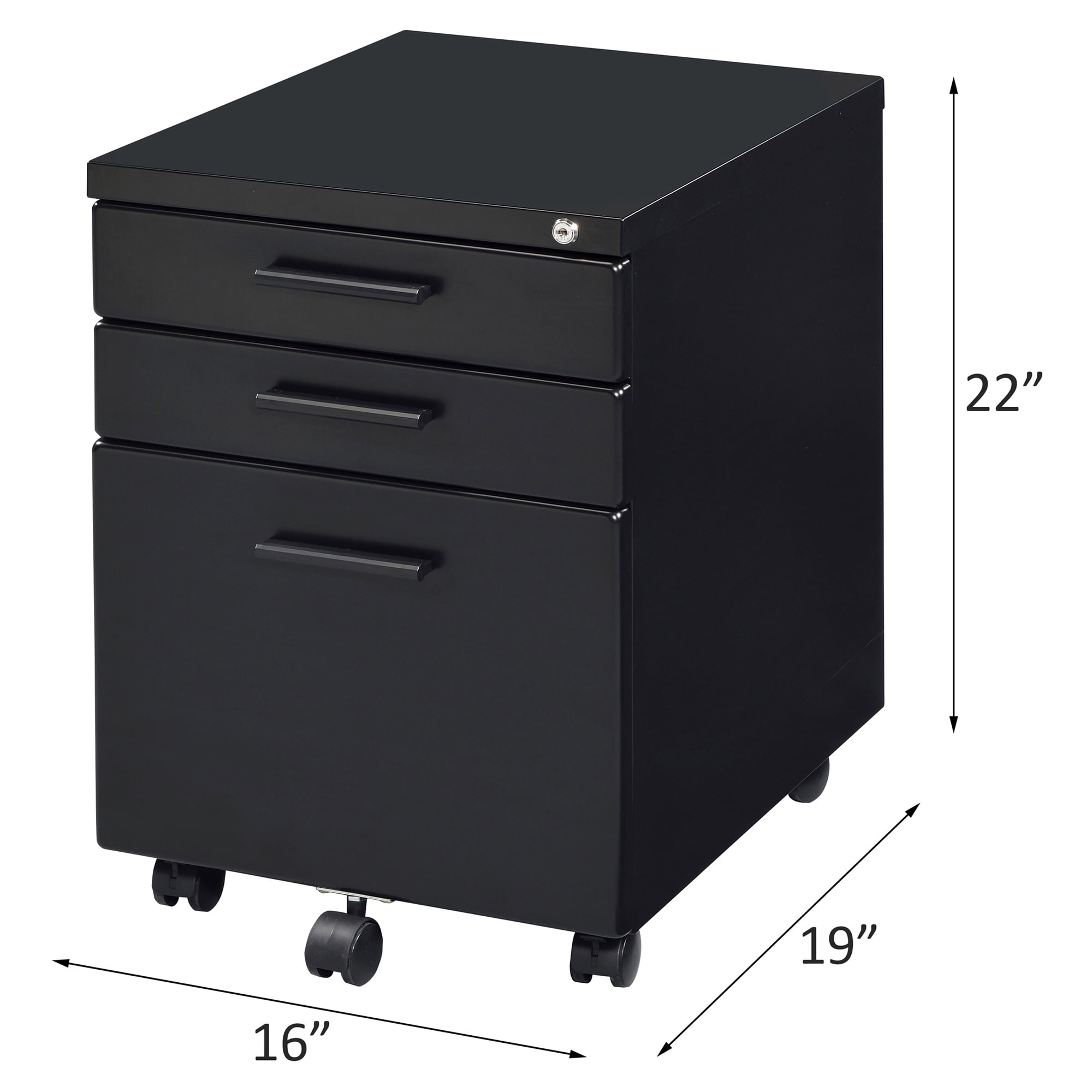 ACME Peden File Cabinet in Black - Image 3