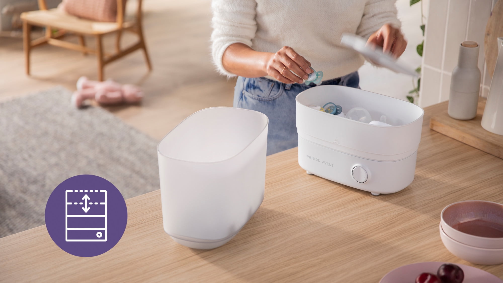 Philips Avent Advanced Baby Bottle Sterilizer, SCF291/00 - Image 5