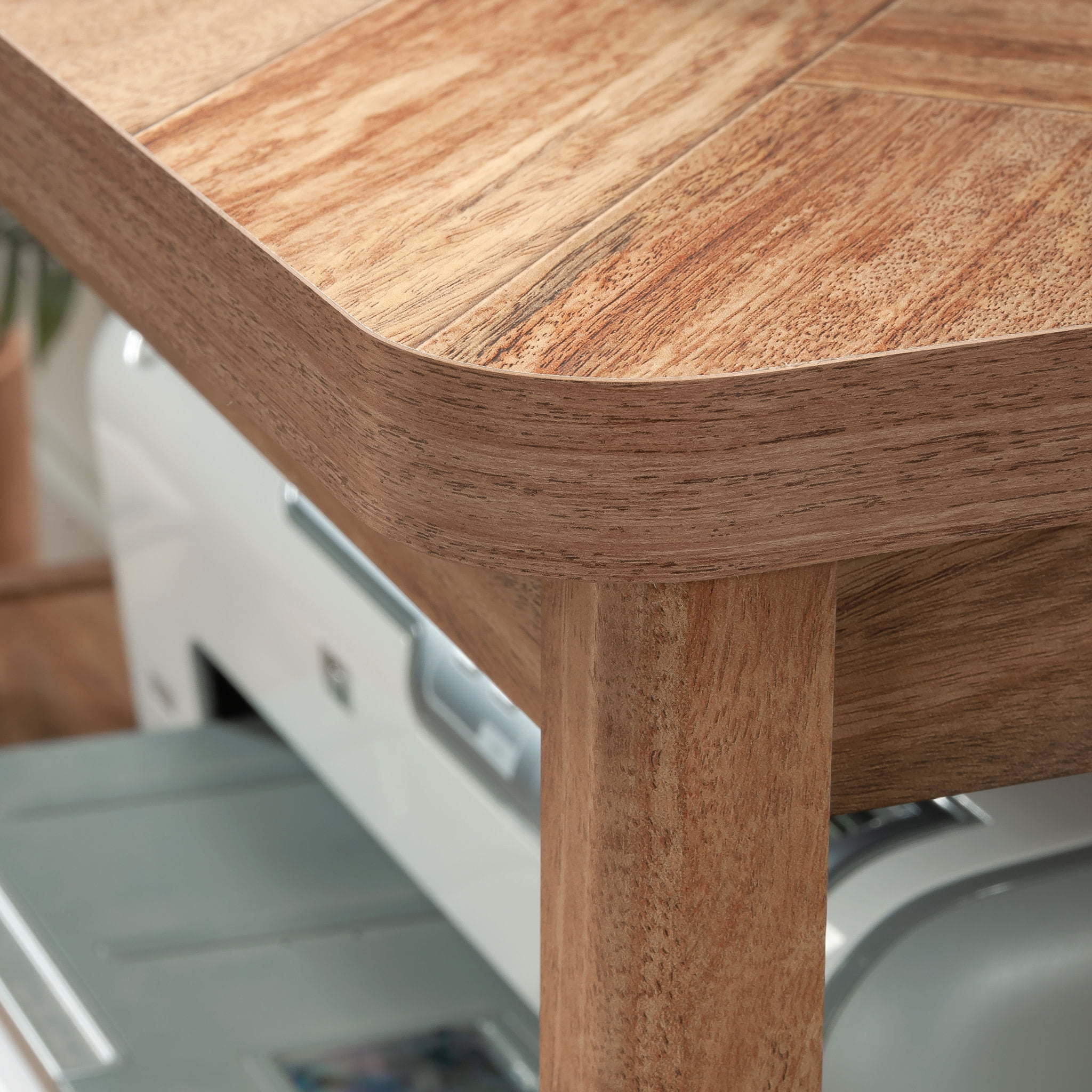 Sauder Coral Cape Lateral File Cabinet, Sindoori Mango Finish - Image 4