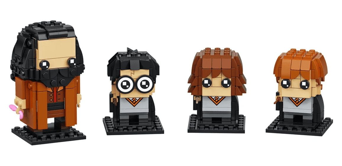 LEGO BrickHeadz Wizarding World Harry, Hermione, Ron & Hagrid 40495 - Image 3