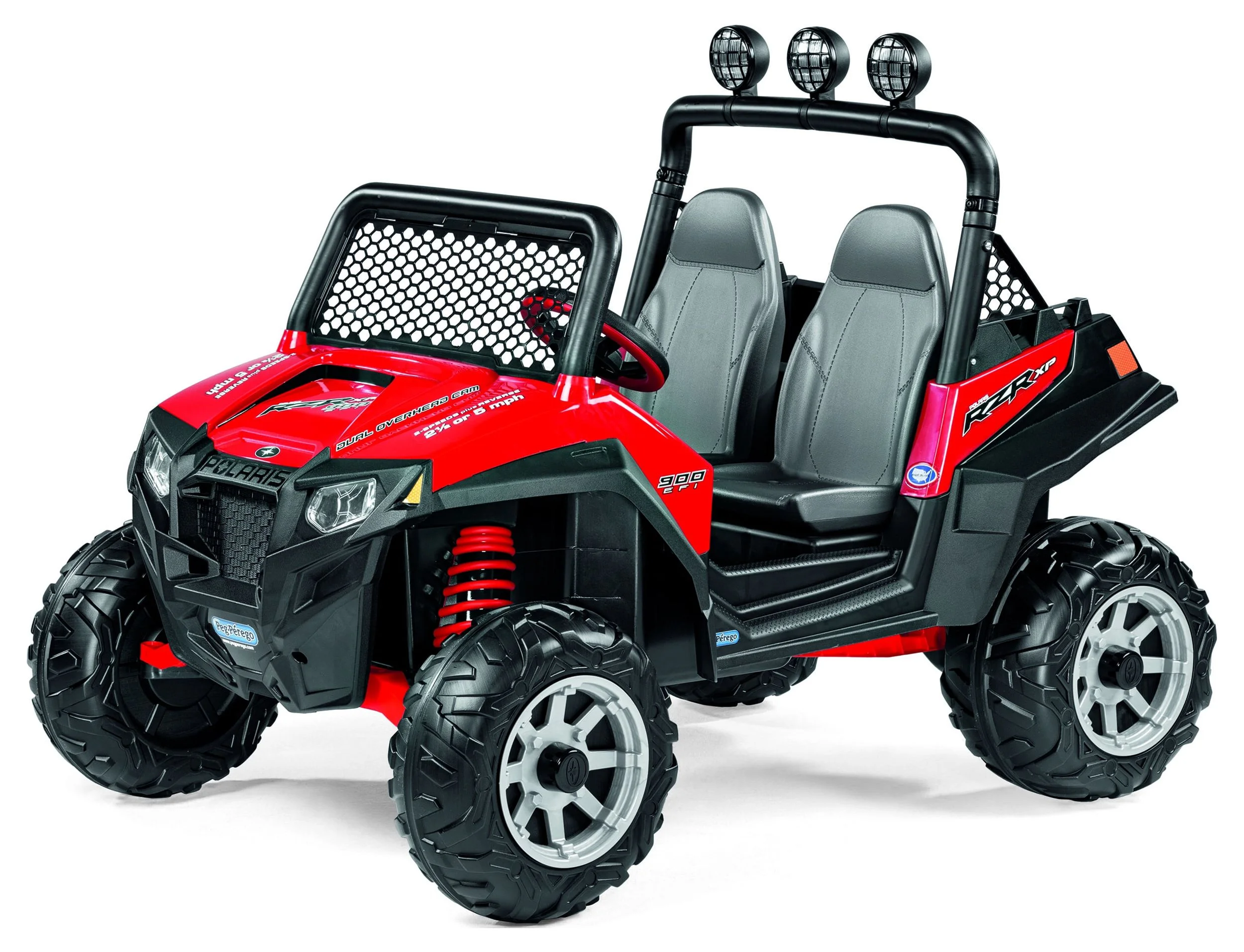 Peg Perego Polaris Ranger RZR 900 12-Volt Battery-Powered Ride-On, Red - Image 6