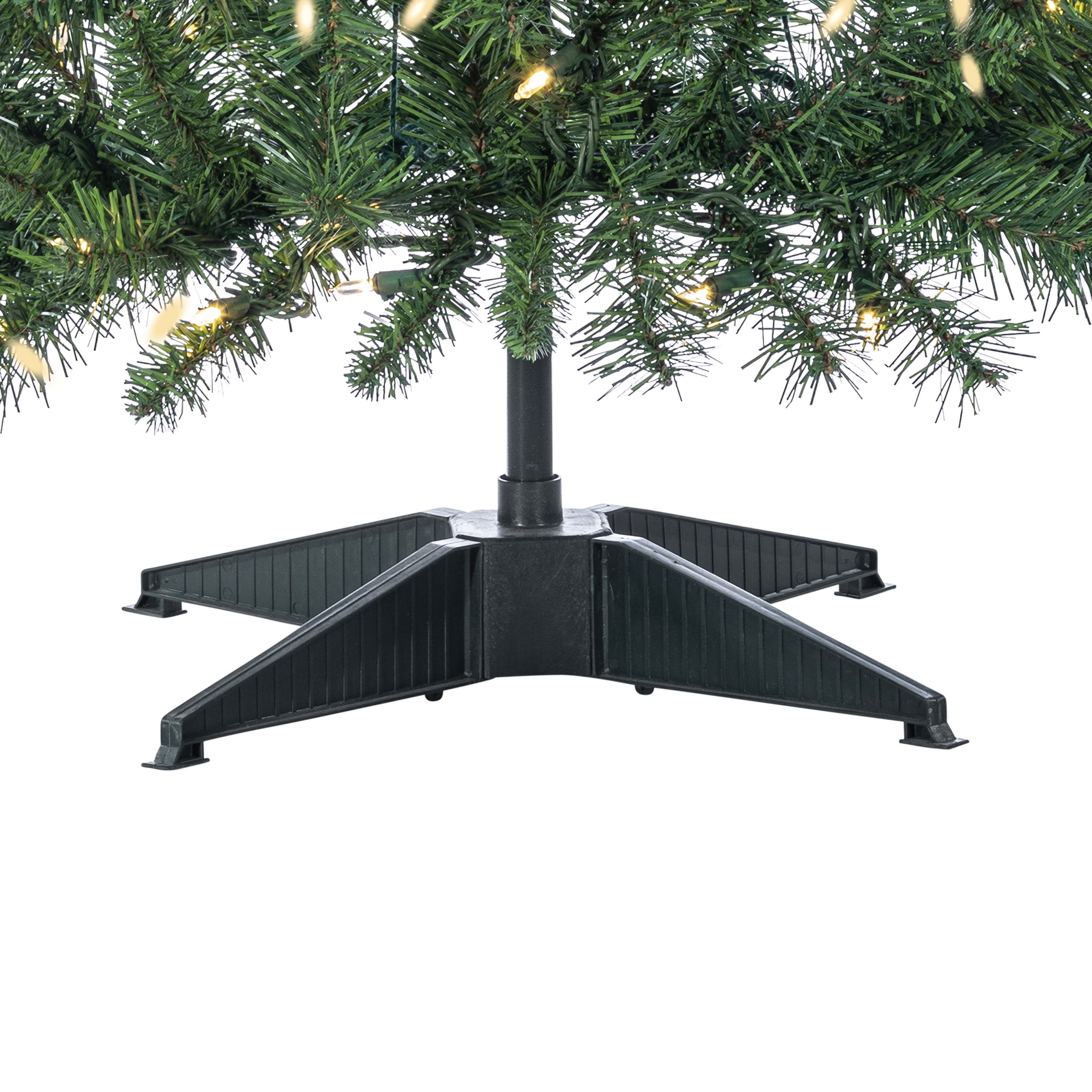 4 ft. Pre Lit Warm White LED Pop Up Fir Tree - Image 4