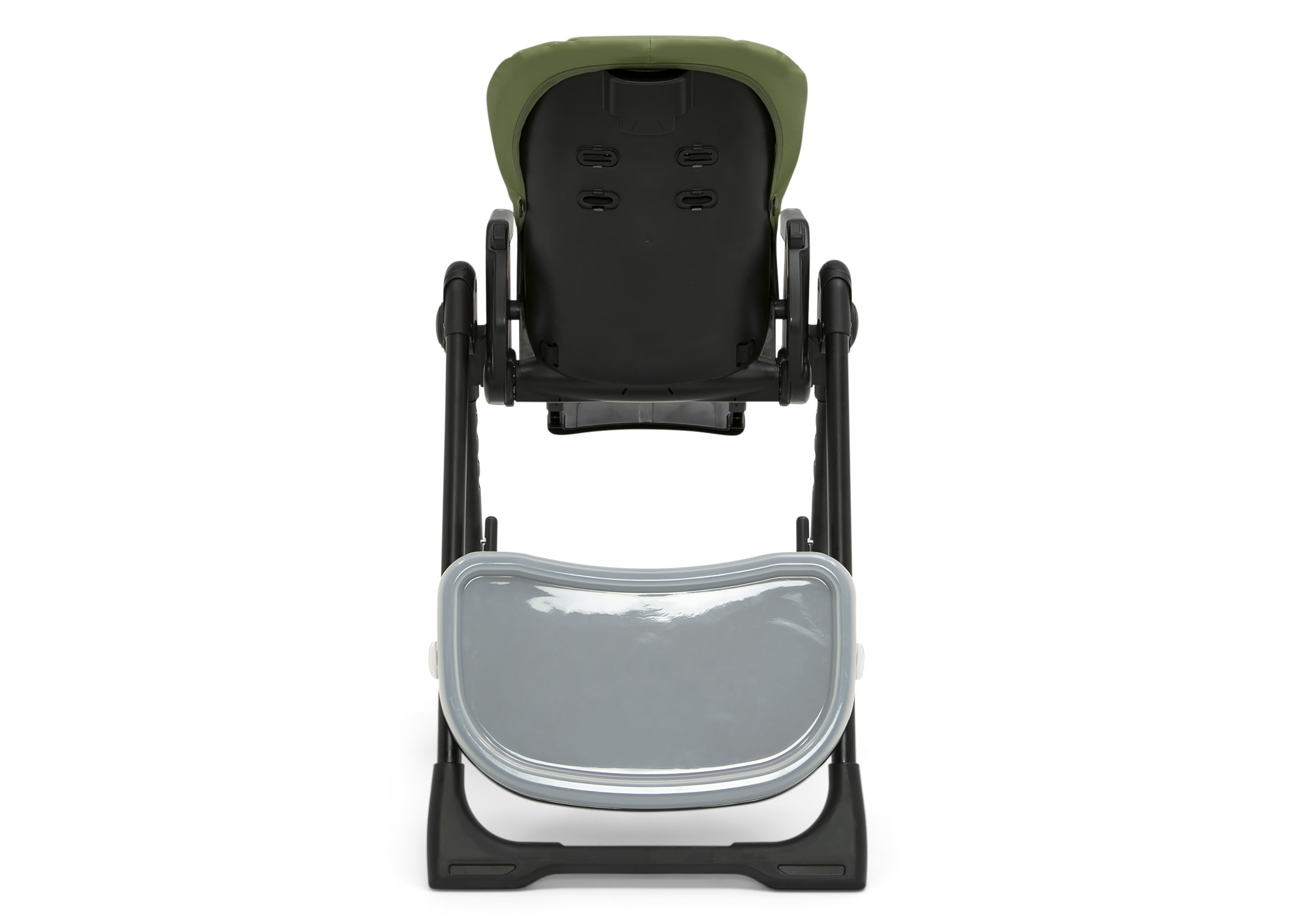 Jeep by Delta Children Classic Convertible 2-in-1 High Chair for Babies and Toddlers with Adjustable Height, Recline & Footrest - Dishwasher Safe Meal Tray, Olive Green - Image 8