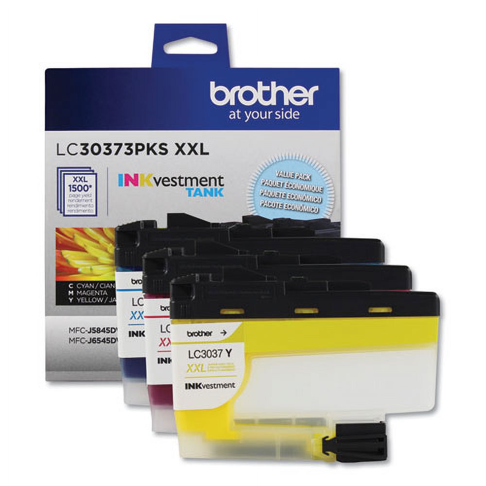 Lc30373pks Inkvestment Super High-Yield Ink, 1,500 Page-Yield, Cyan/magenta/yellow | Bundle of 2 Packs - Image 3