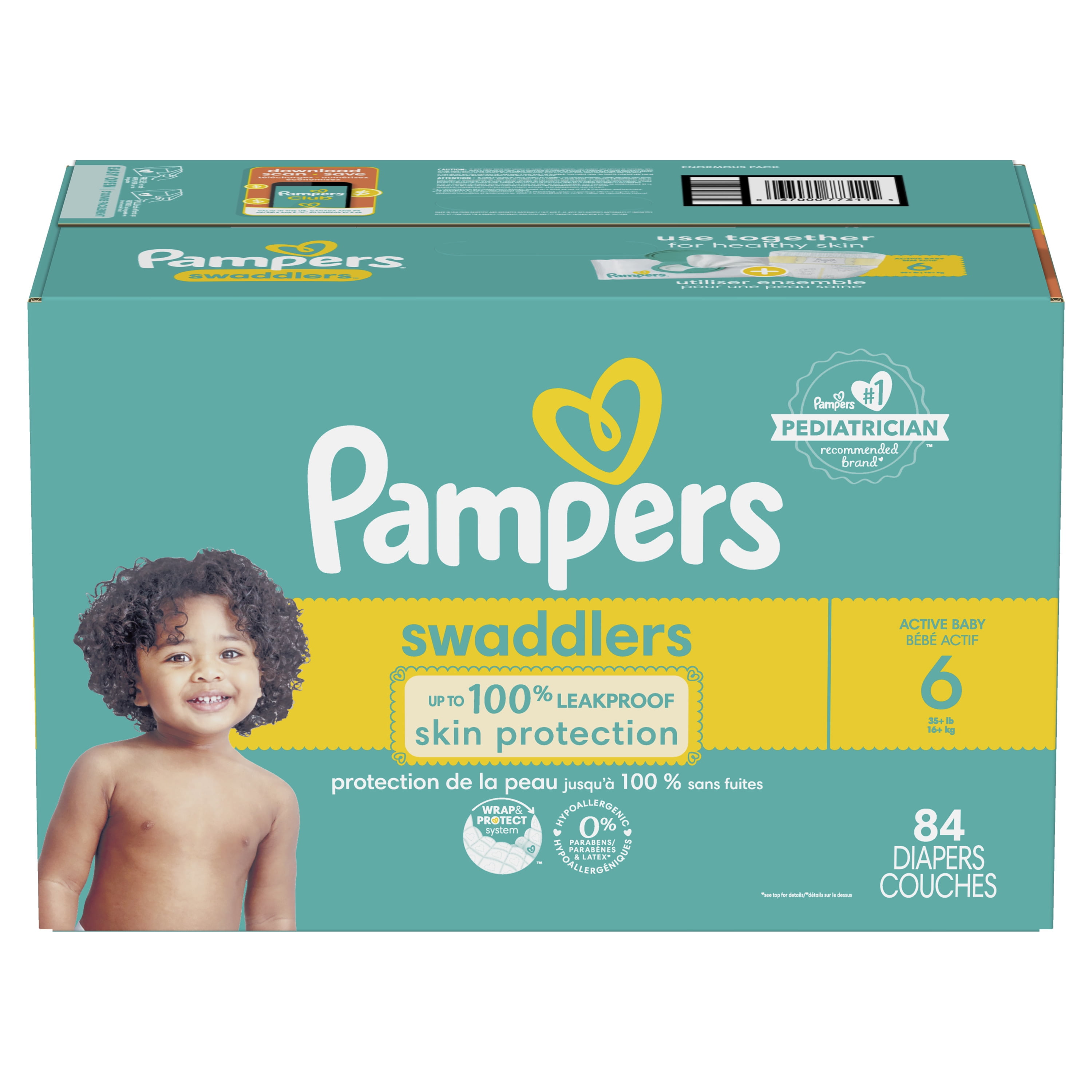 Pampers Swaddlers Diapers Size 6, 84 Count (Select for More Options) - Image 5