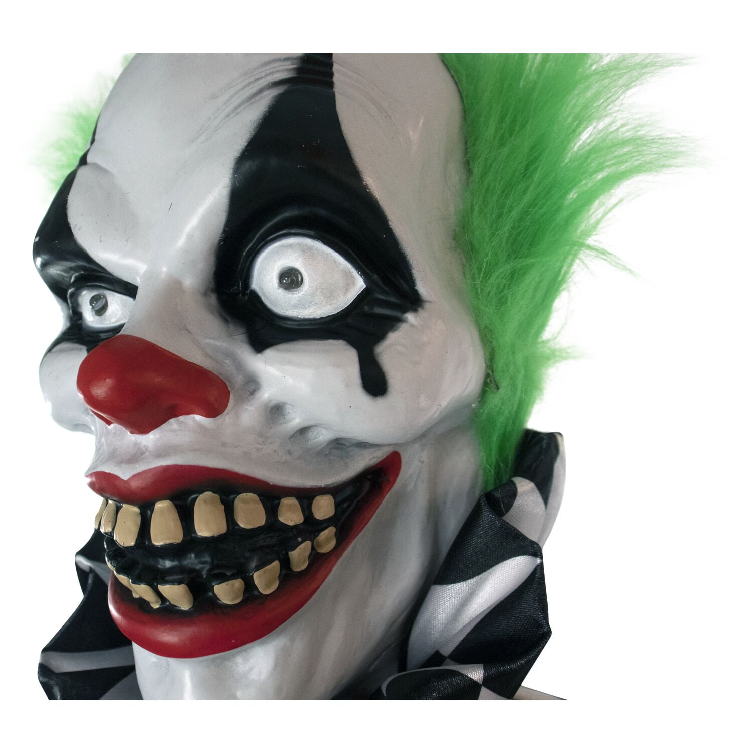 Haunted Hill Farm 5.9 ft Life-Size Animatronic Clown Halloween Decoration with Lights and Sound, HHCLOWN-7FLSA - Image 12