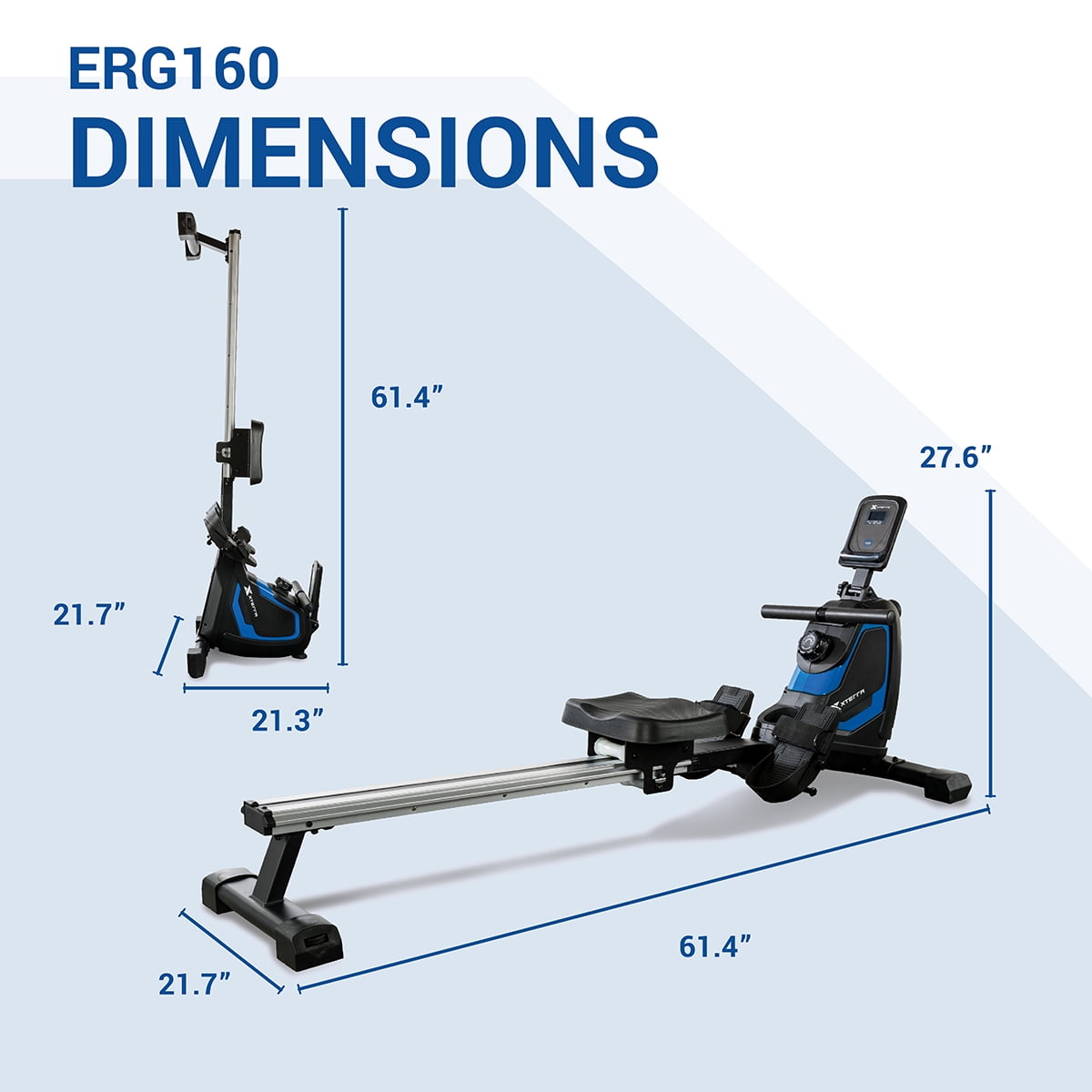 XTERRA Fitness ERG160 Rower - Image 3