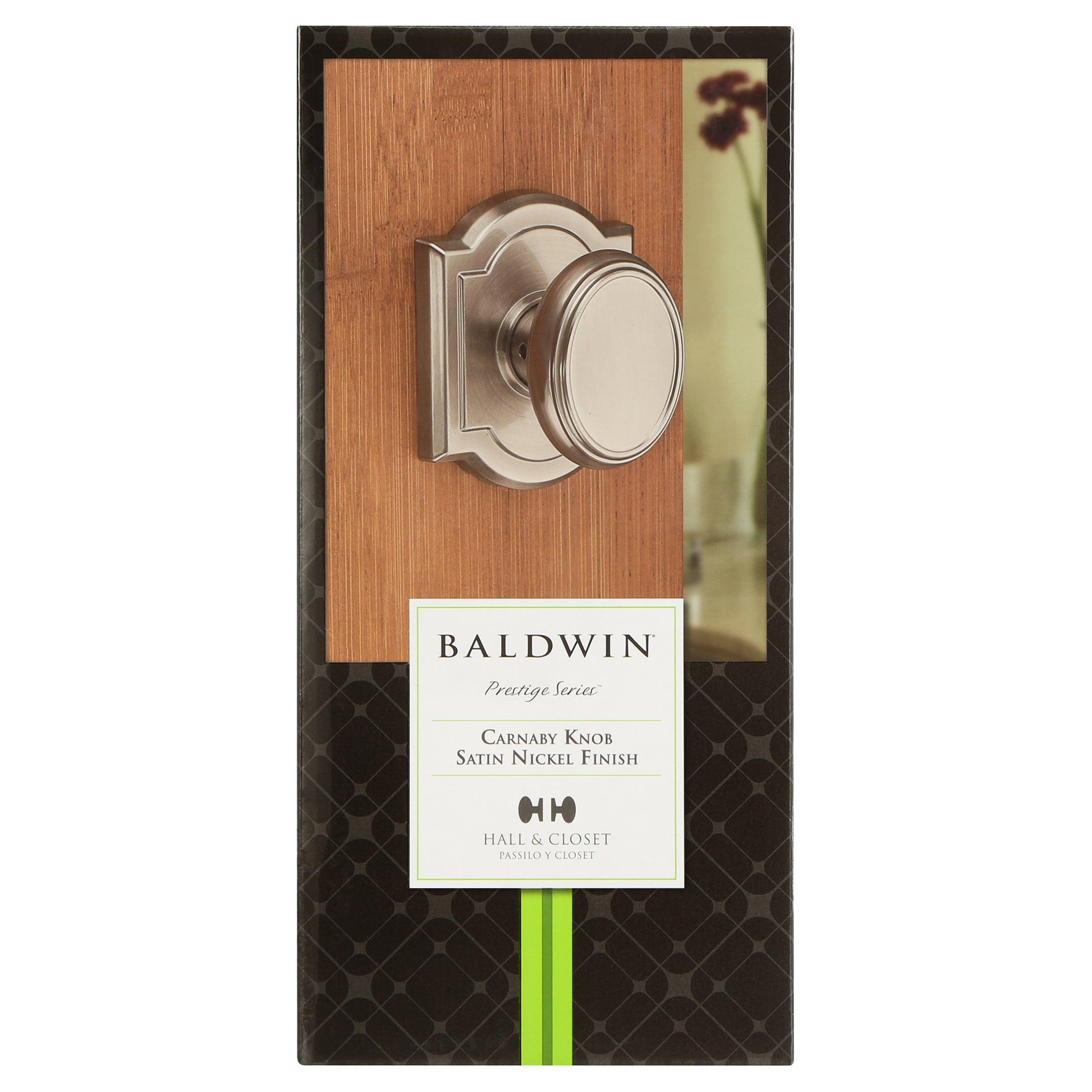 Baldwin Prestige Carnaby Hall/Closet Doorknob in Satin Nickel - Image 3