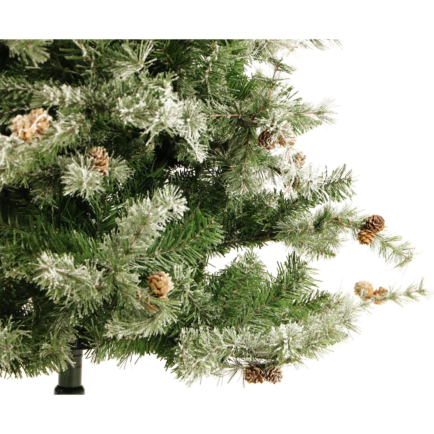 Fraser Hill Farm 7.5-Ft. Flocked Buffalo Fir Christmas Tree, FFBF075-0SN - Image 3