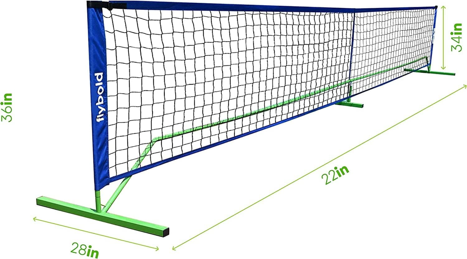 flybold Pickleball Set with Net, Paddles & Balls | Portable Set with 4 Paddles | Regulation Size Equipment - Image 8