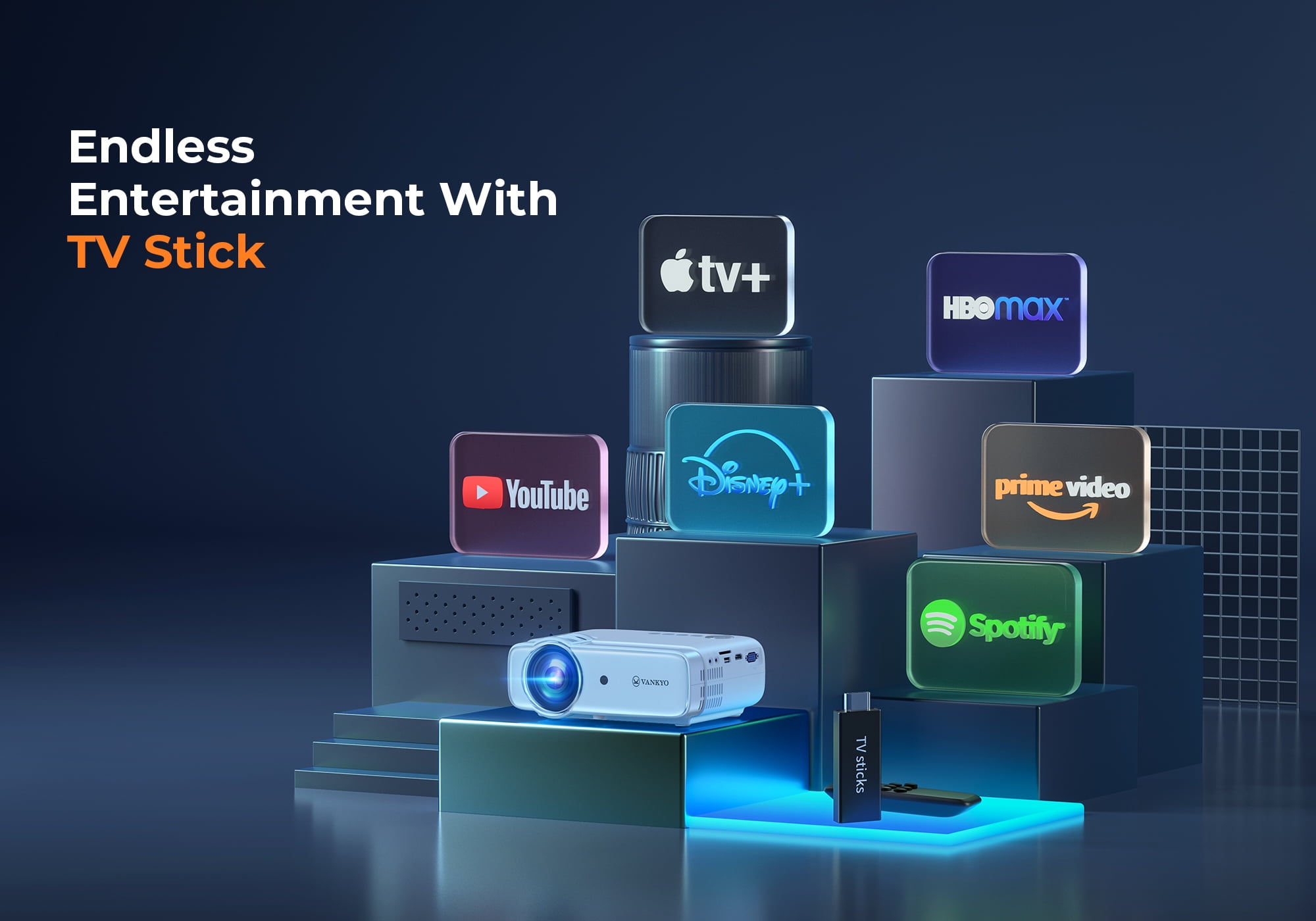 VANKYO Leisure 430W Mini Wi-Fi Projector, Full HD 1080P Supported - Image 6