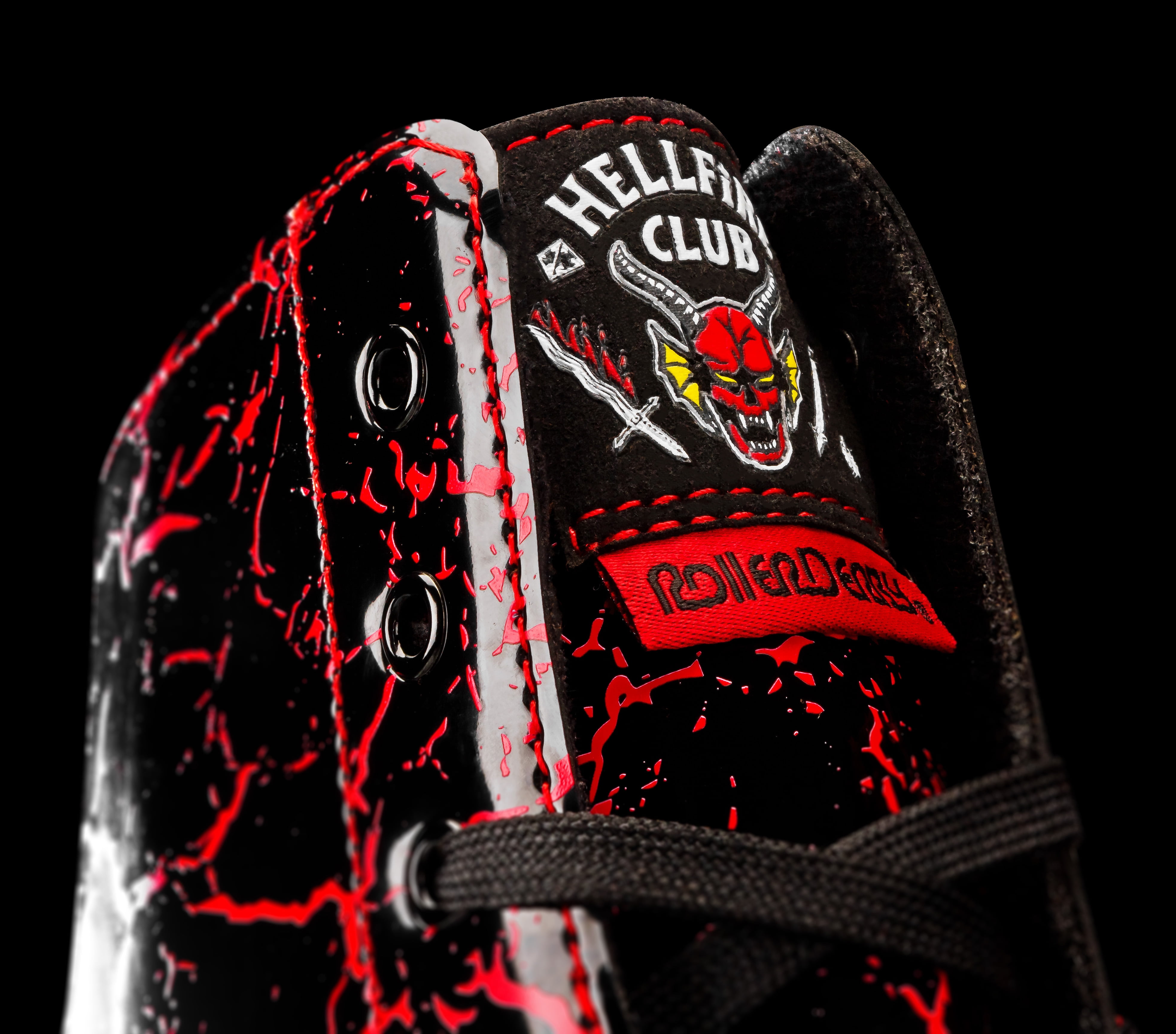 Stranger Things Hellfire Club Skates by Roller Derby, Unisex, Collector's Edition, Size M11/W12 - Image 7