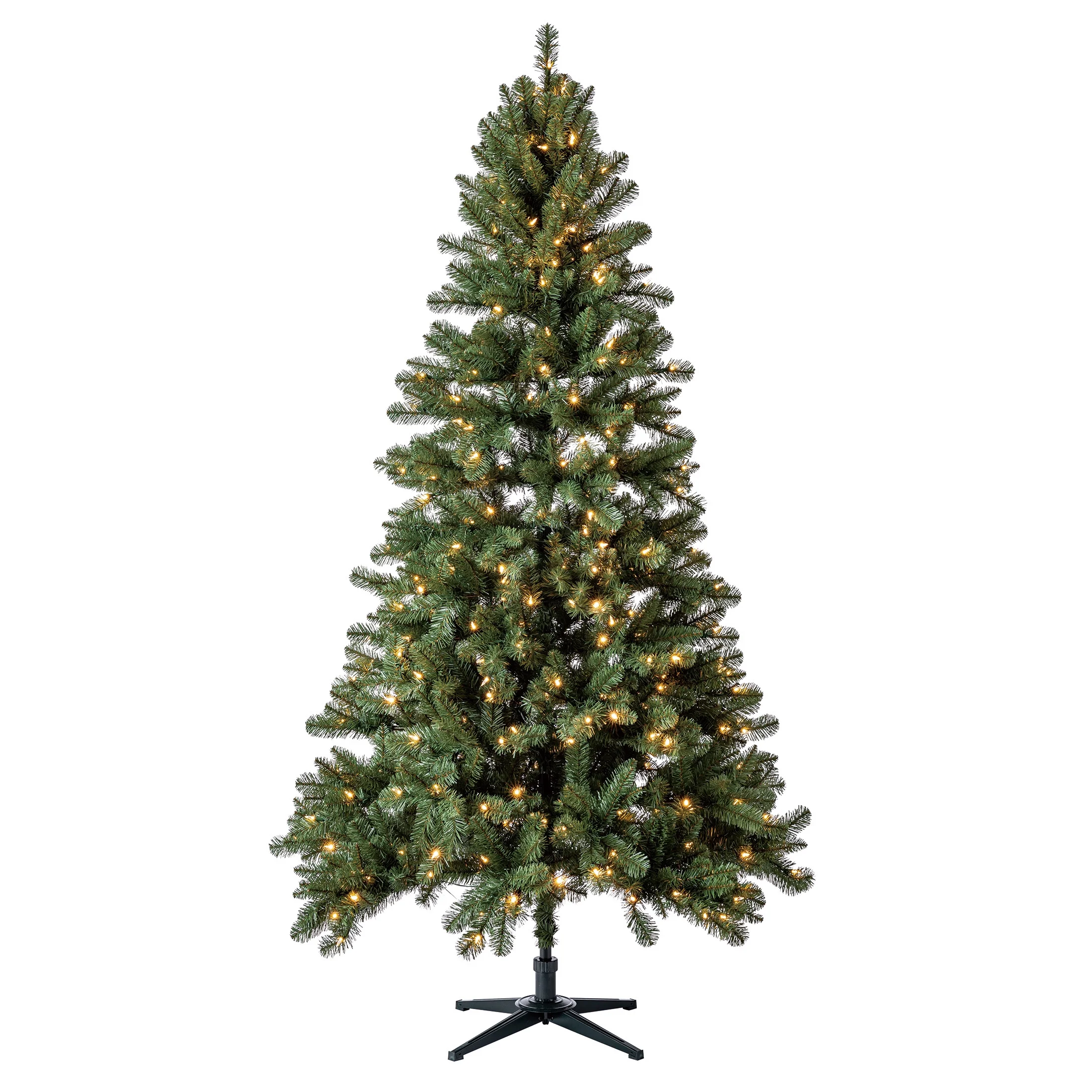7’ Pre-Lit Duncan Fir Artificial Christmas Tree, Color-Changing LED Lights with Quick Set, by Holiday Time - Image 14