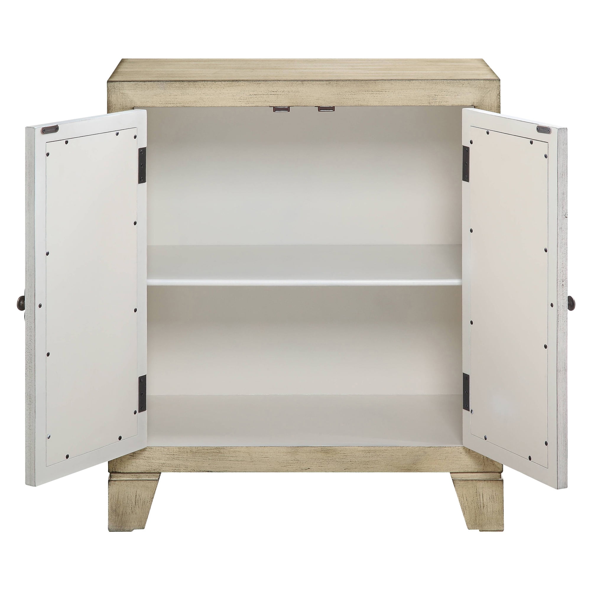 ACME Nalani Rectangular Console Table in Antique White - Image 5