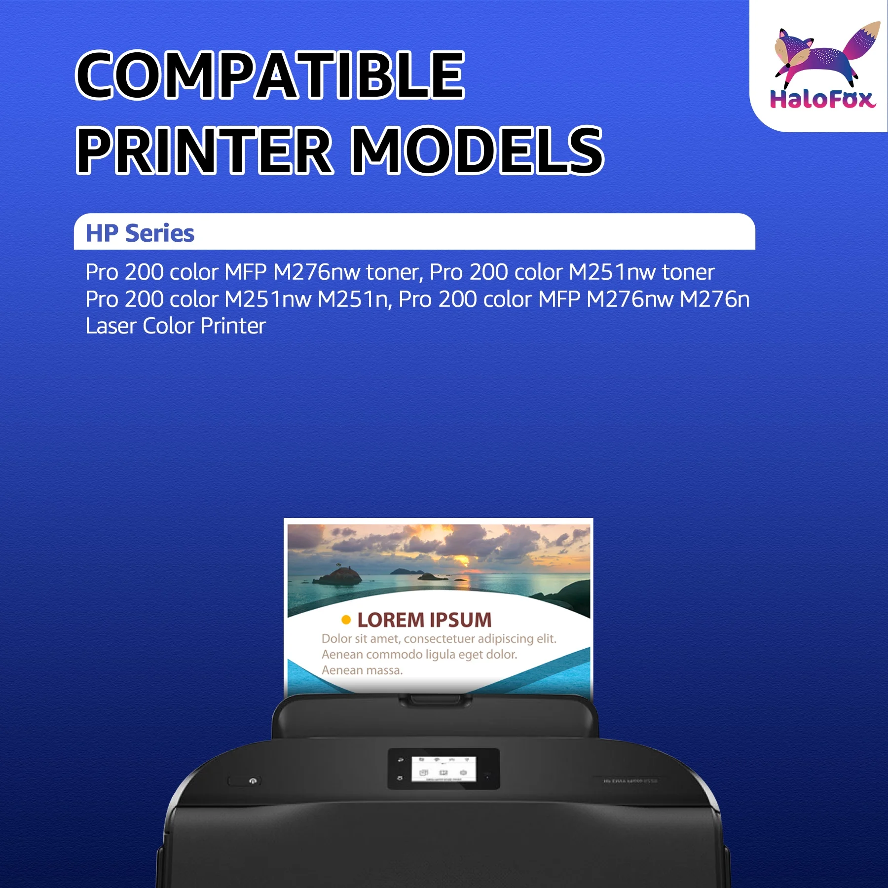 131A CF210A 131X CF210X Toner Cartridges Compatible for HP Pro 200 Color M251nw MFP M276nw M251n M276n M276 M251 Printer (4 Pack) - Image 5