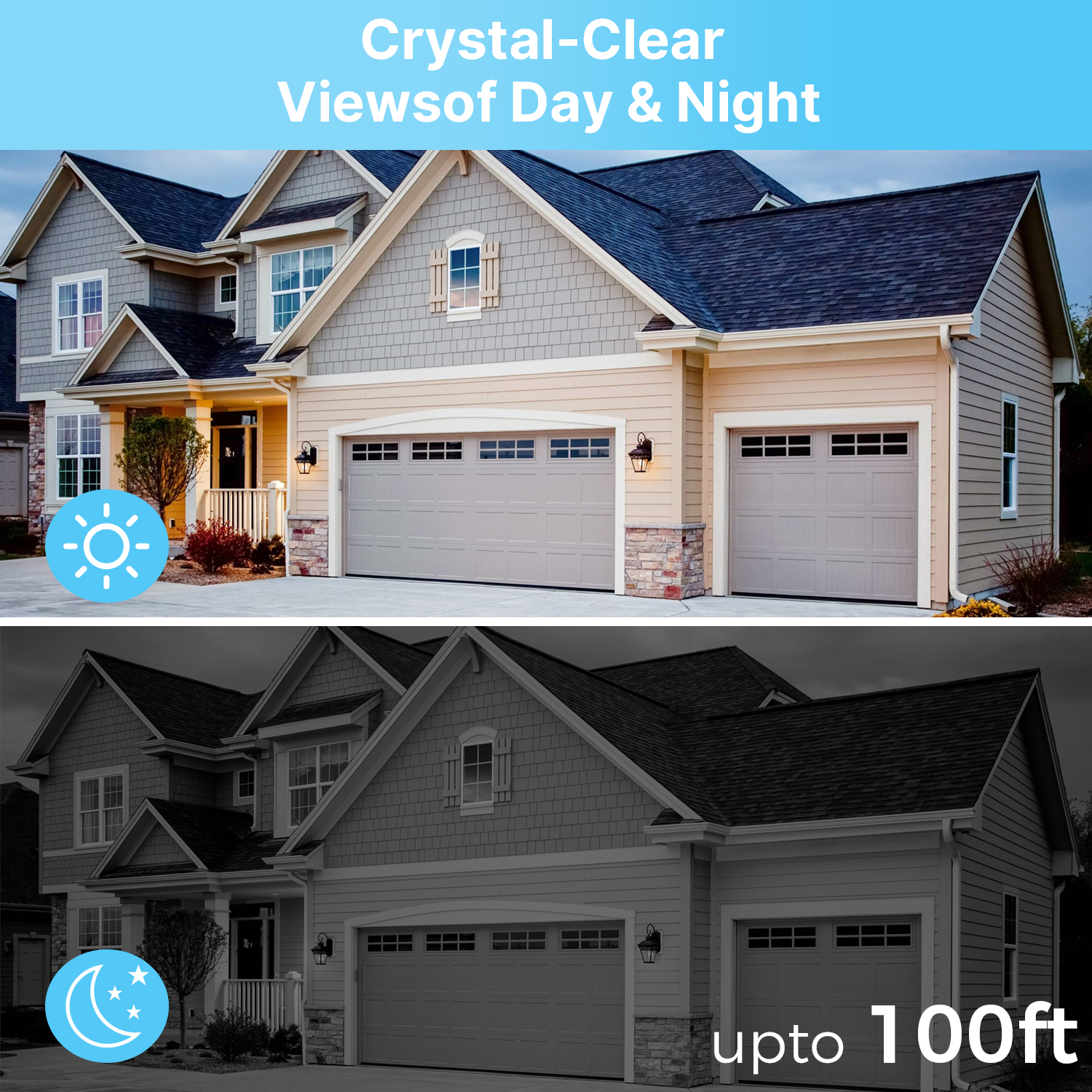 Hiseeu PT Wired Security Camera System 8ch 5MP Cameras 1TB Hard Drive,Outdoor,Remote Access,Night Vision,24/7 Record,Person Vehicle Detection Cameras - Image 4